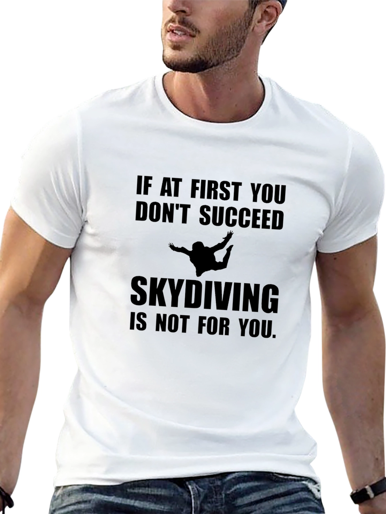Skydiving Humor Graphic T-Shirt