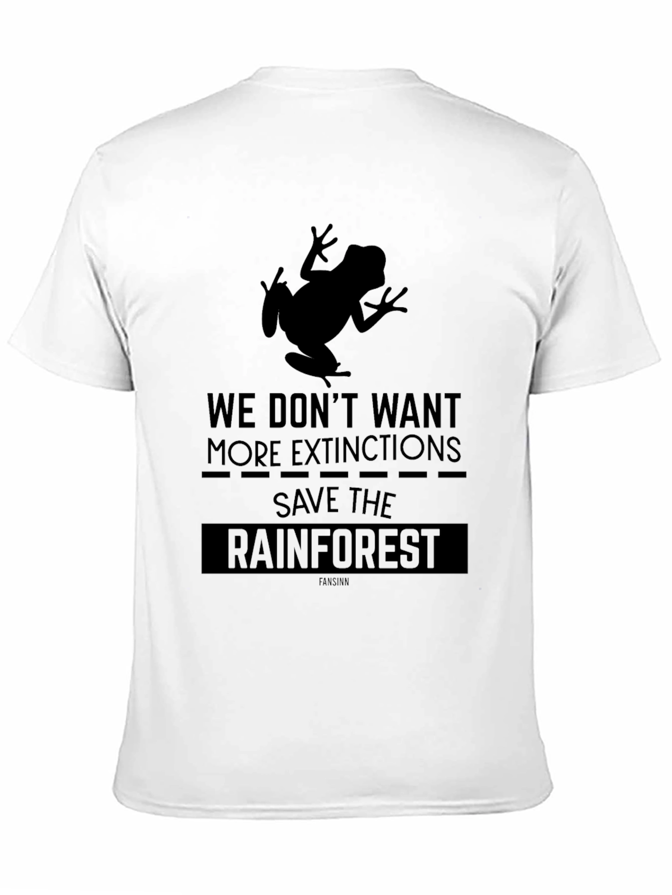Save the Rainforest Black Graphic Tee