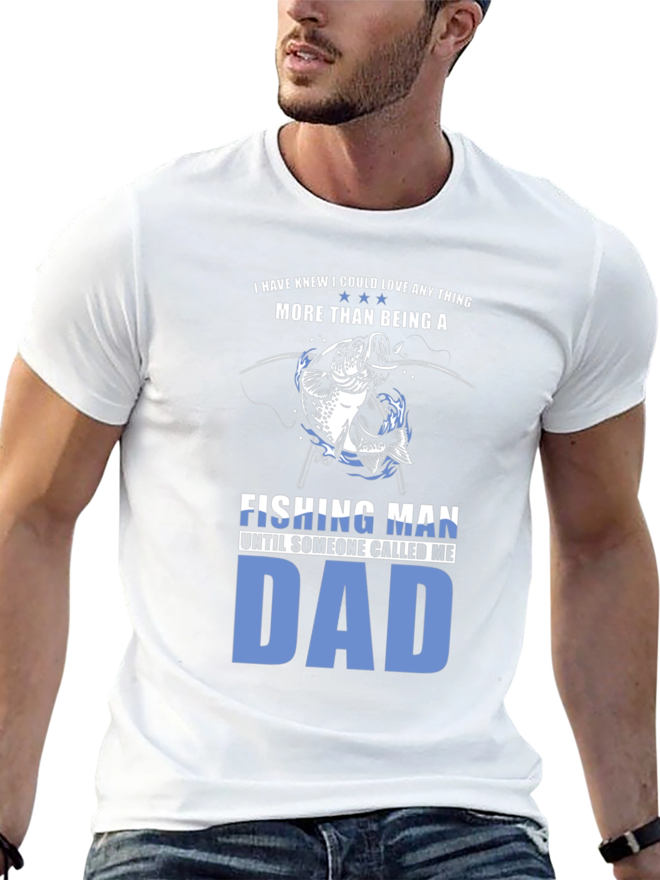 Fishing Man Dad T-Shirt