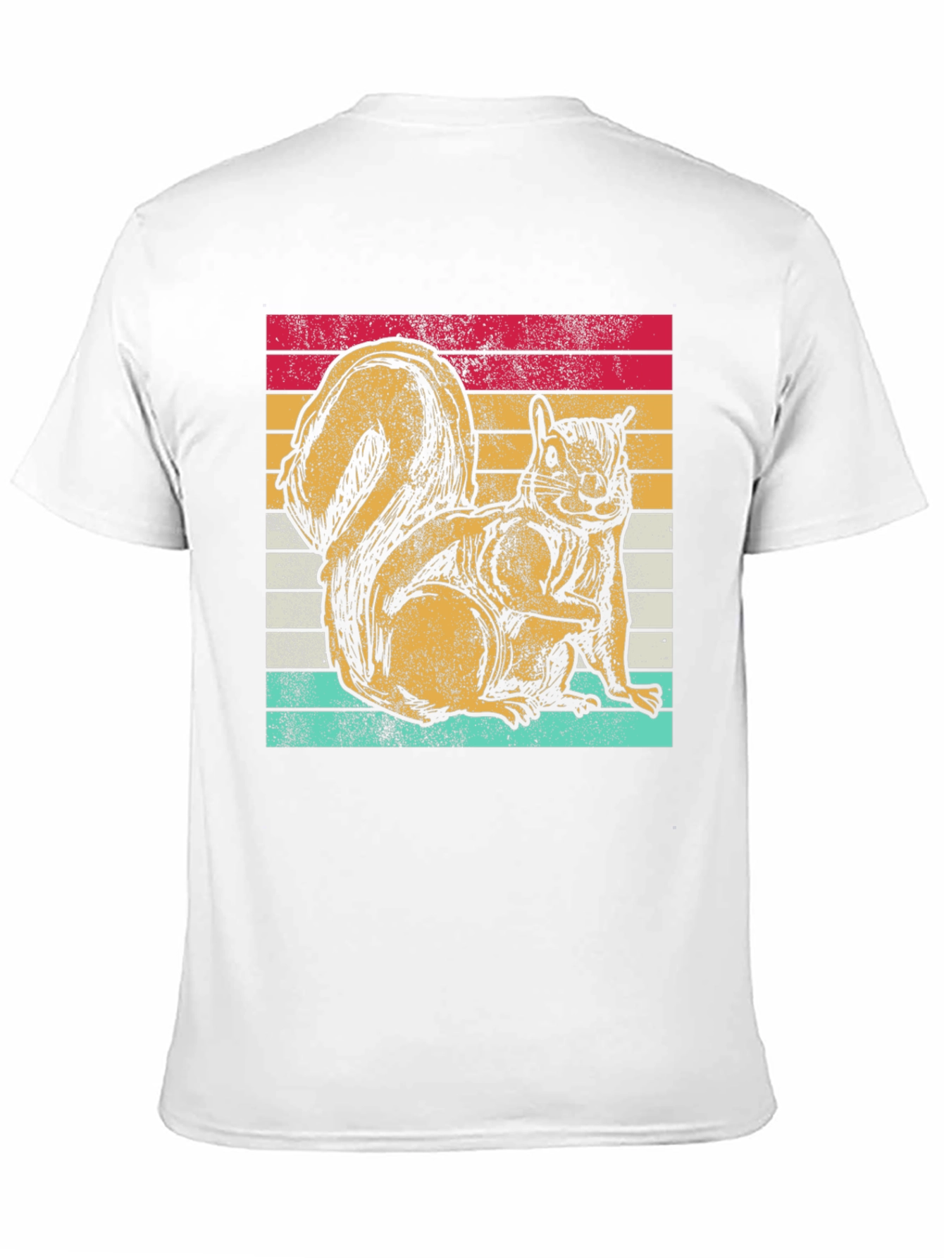Retro Squirrel Graphic Tee - Classic Fit