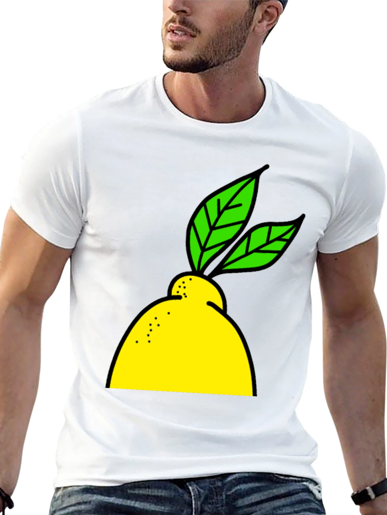Lemon Graphic Black T-Shirt - Fresh Style