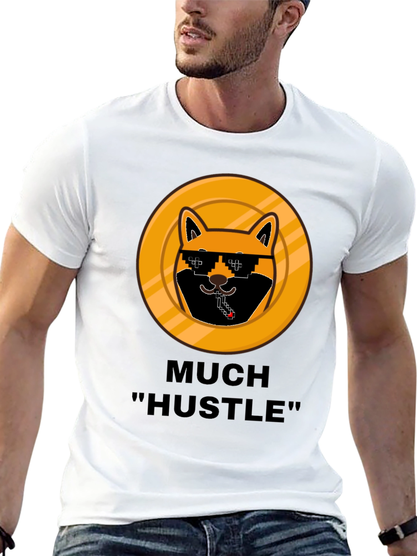 Much Hustle Shiba T-Shirt