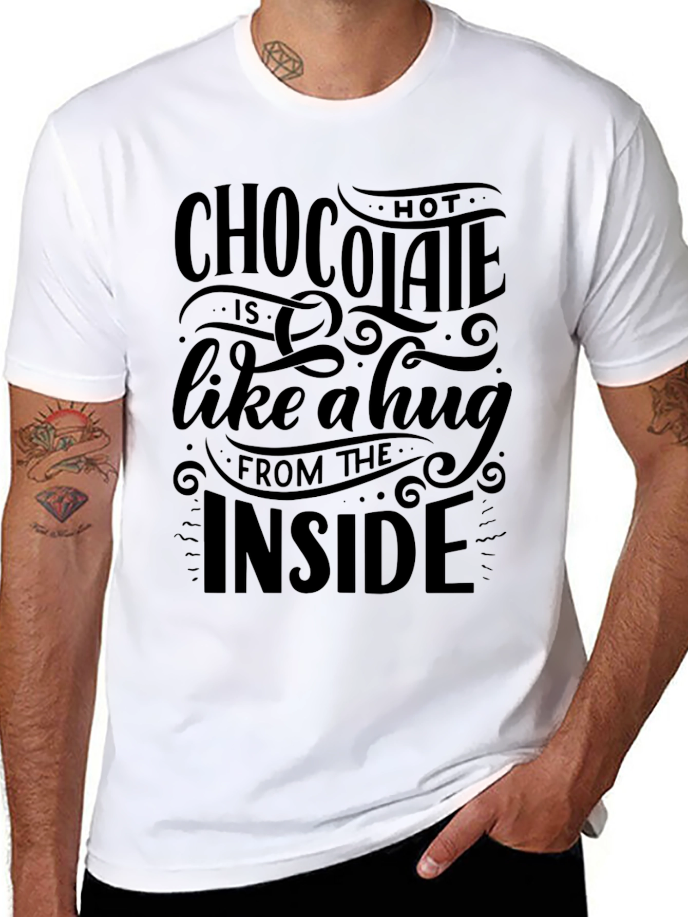 Hot Chocolate Hug Graphic Tee