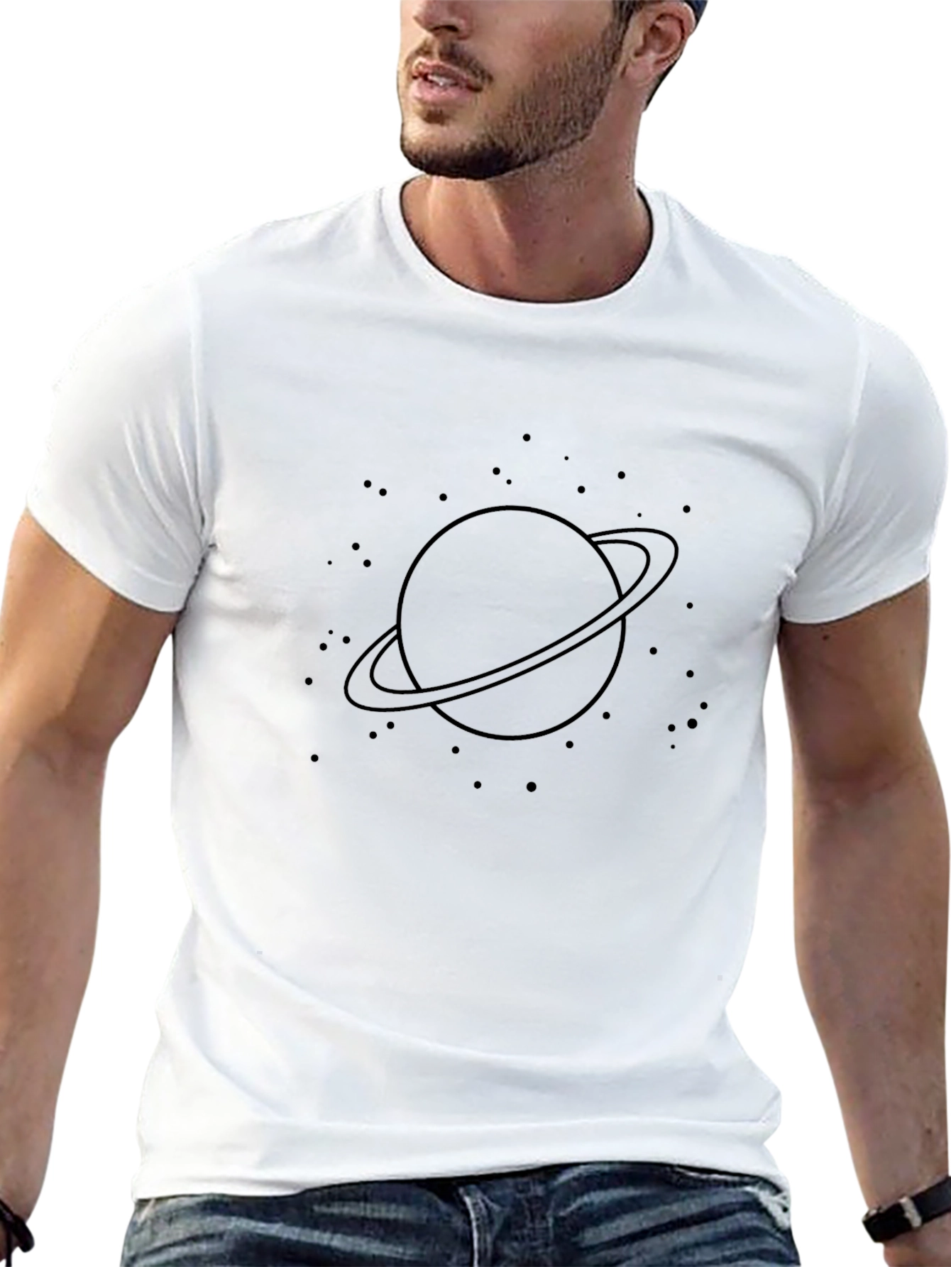 Planet Graphic T-Shirt - Cool Space Design