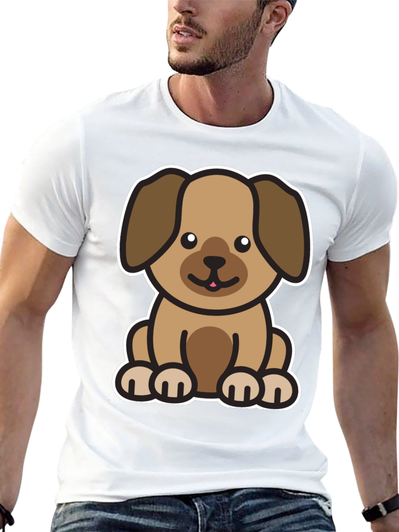 Cute Dog Graphic T-Shirt