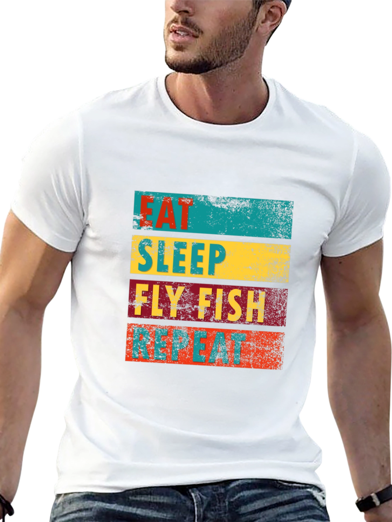 Eat Sleep Fly Fish Repeat T-Shirt