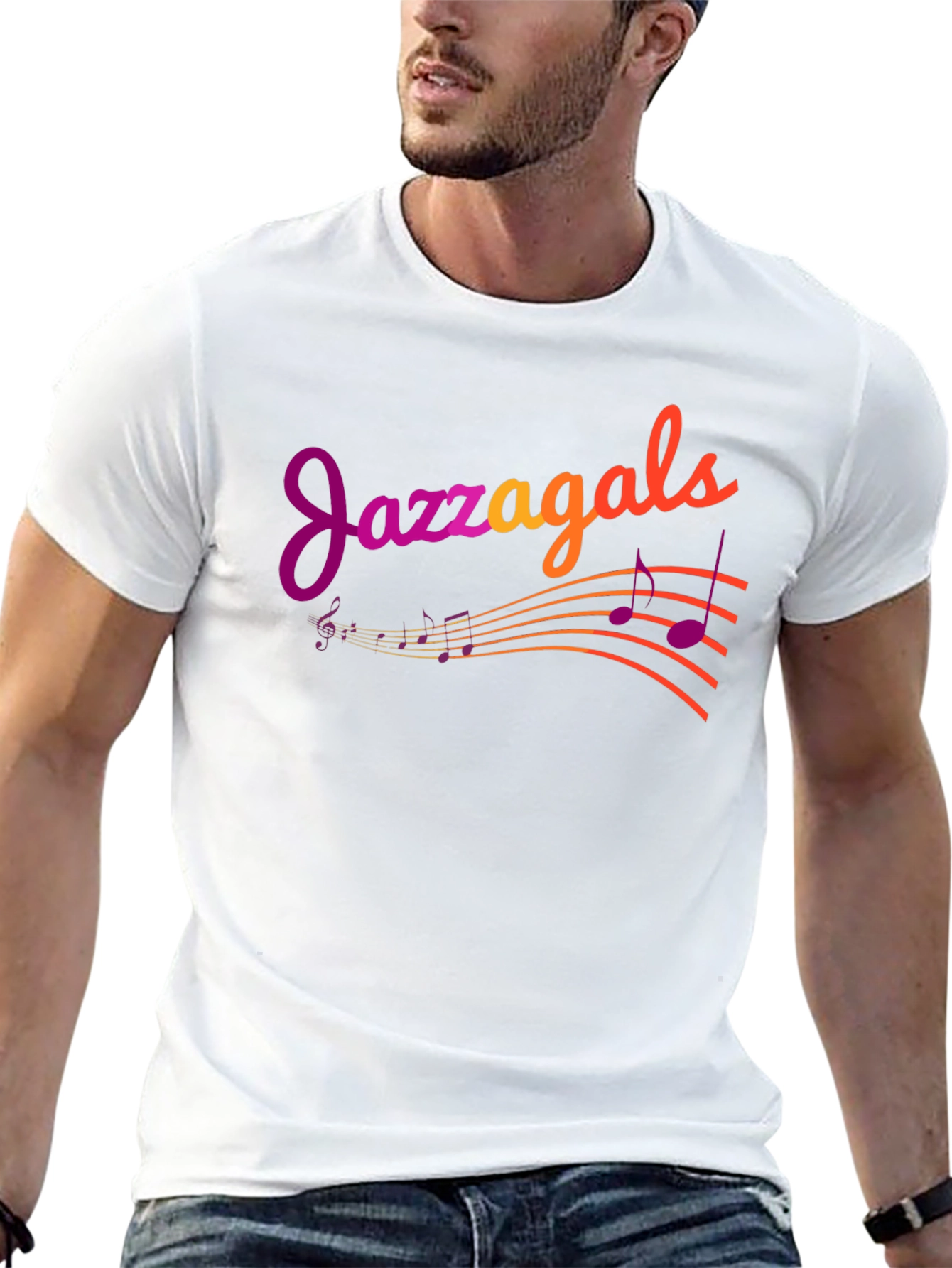 Jazzagals Graphic Tee - Black Unisex T-Shirt