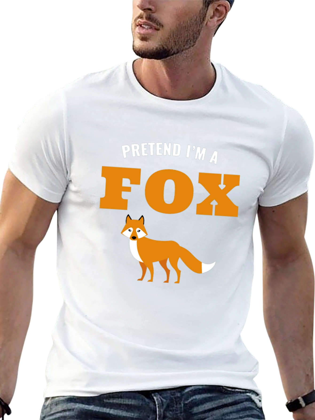 Pretend Im a Fox Graphic Tee Shirt