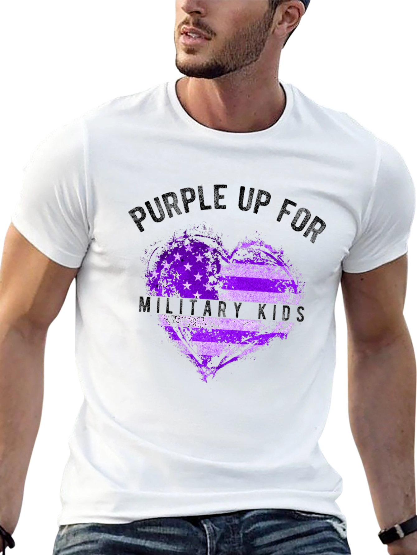 Purple Up For Military Kids T-Shirt
