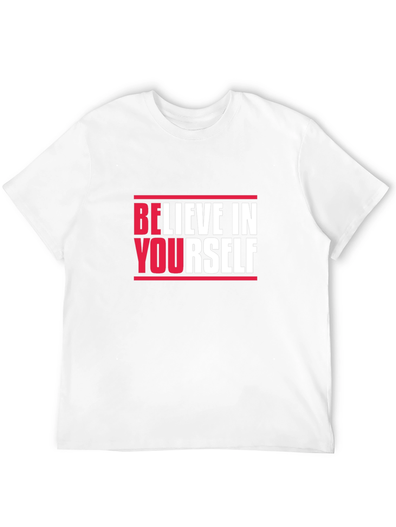 Believe In Yourself Graphic Tee - Black