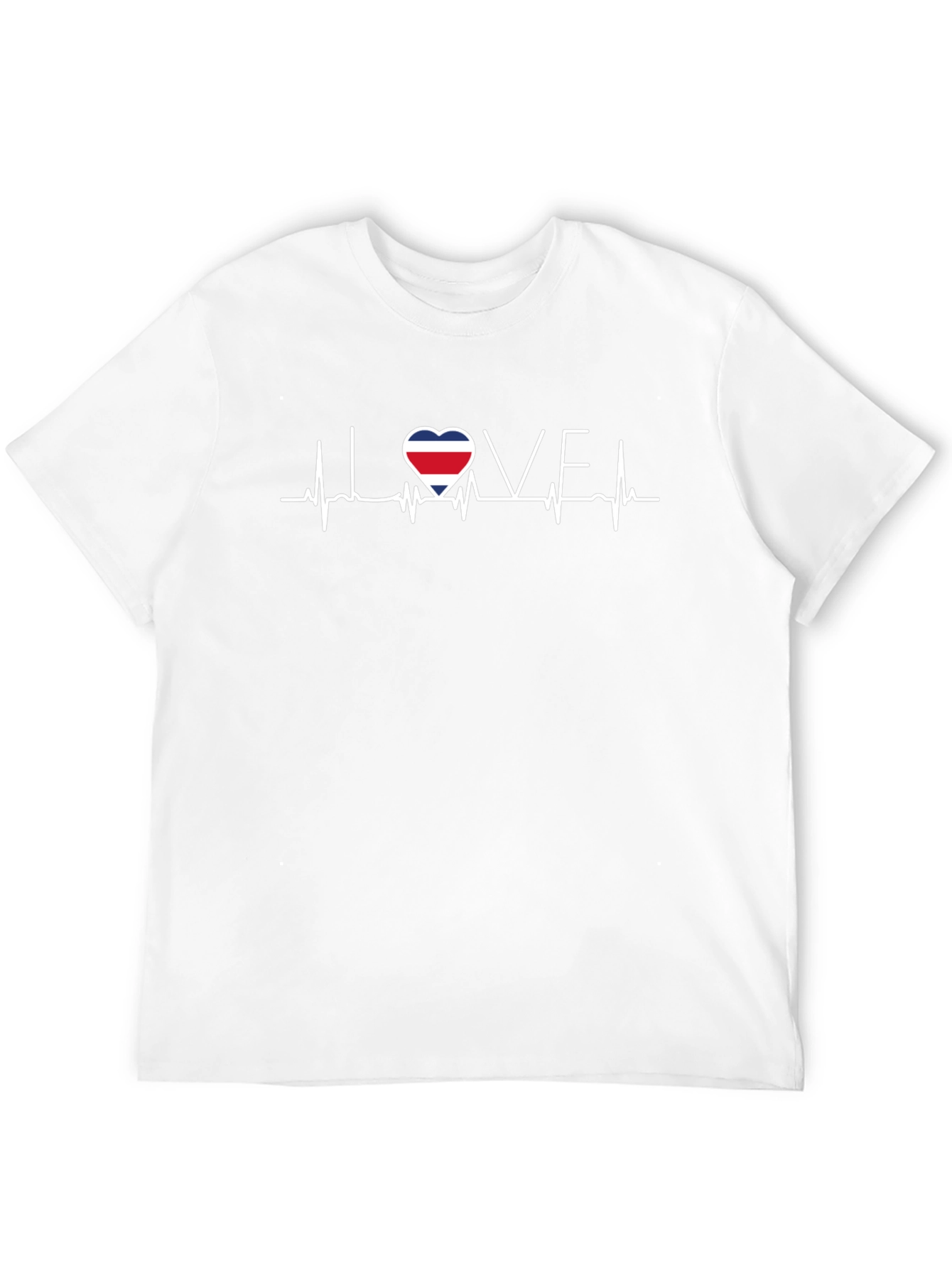 Costa Rica Heartbeat T-Shirt - Love Costa Rica Tee