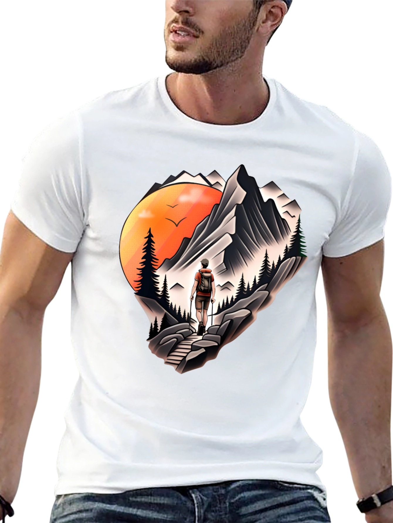 Mountain Adventure Graphic Tee - Hikers Dream