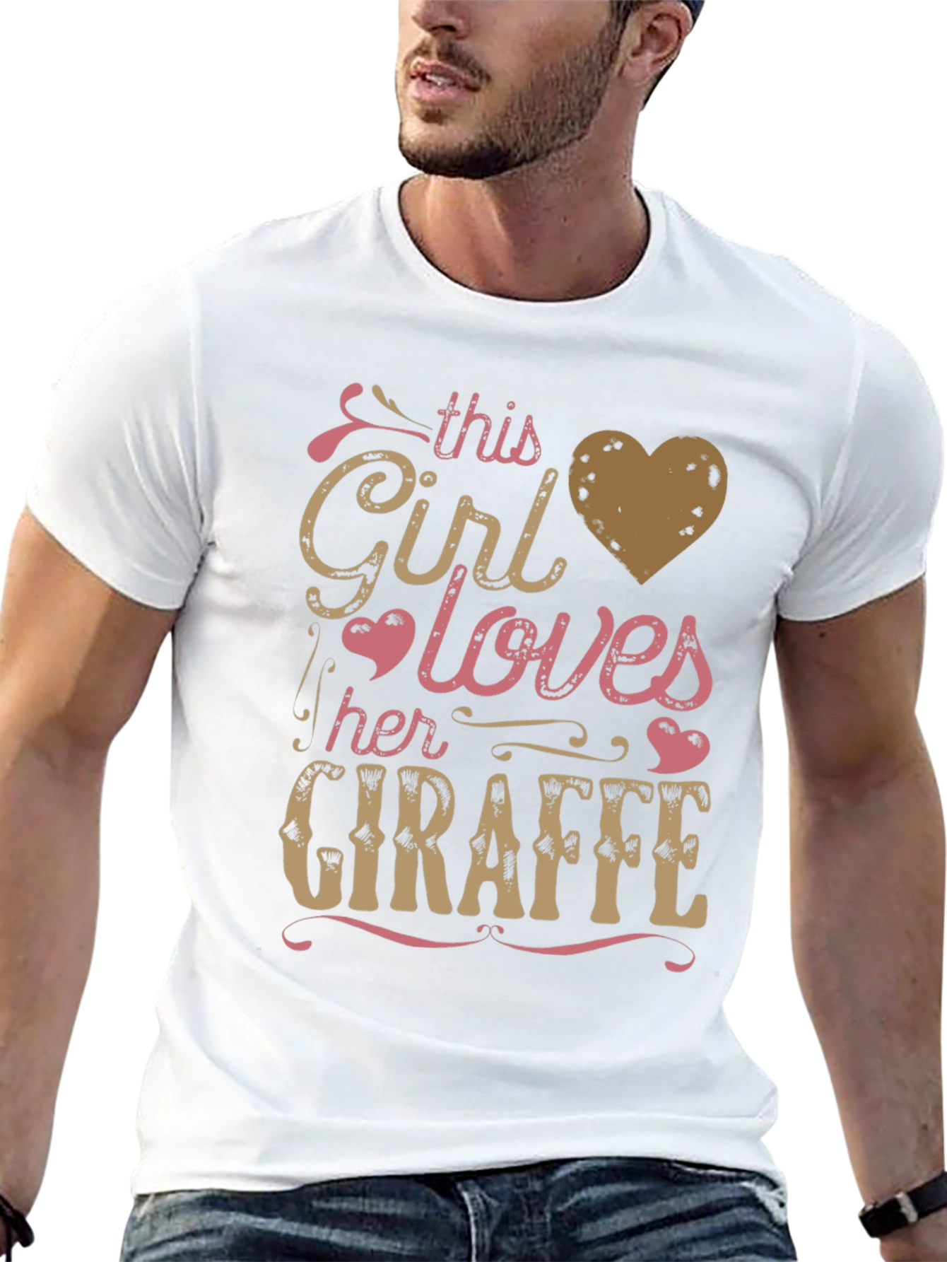 Girl Loves Giraffe T-Shirt