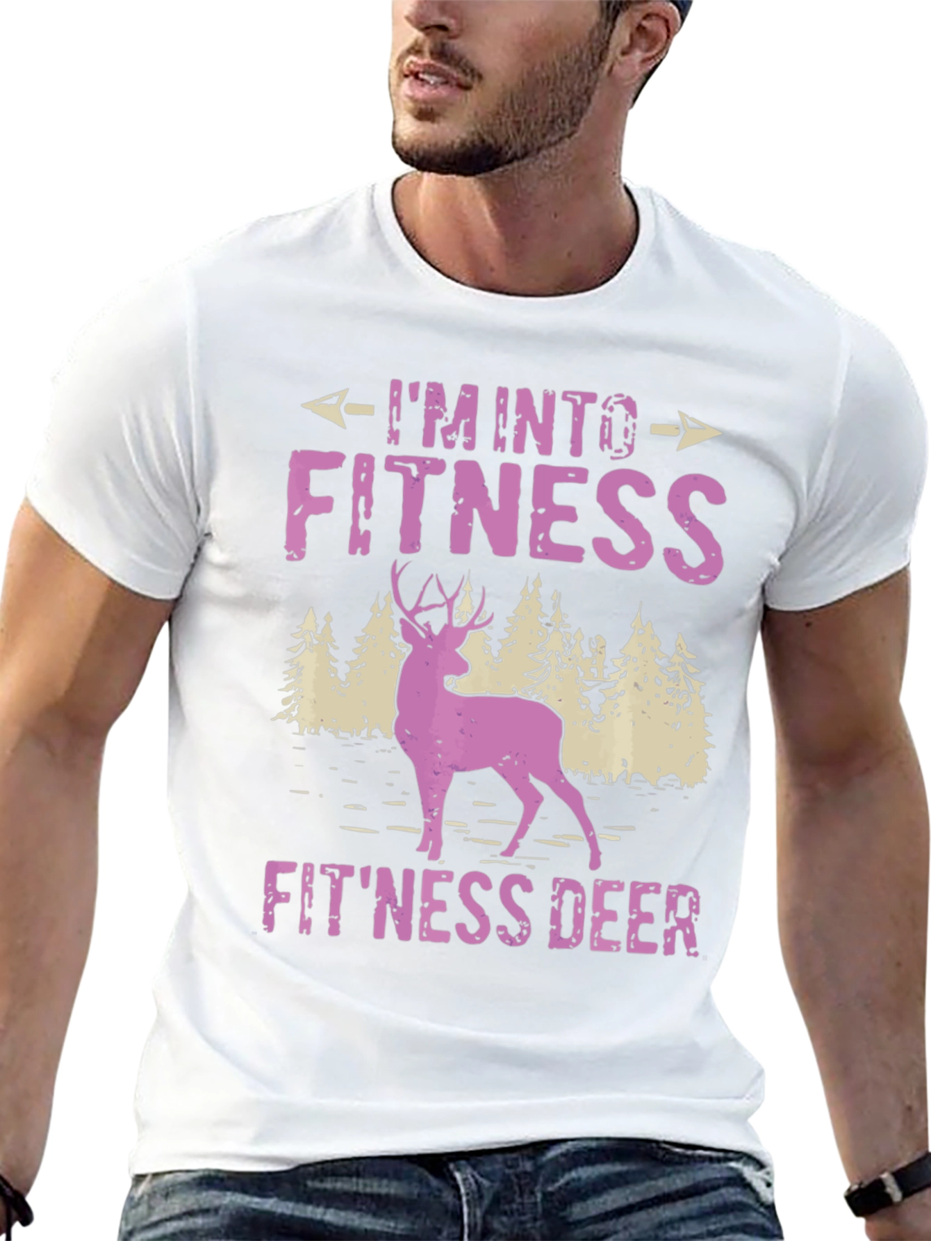 Im Into Fitness Fitness Deer T-Shirt