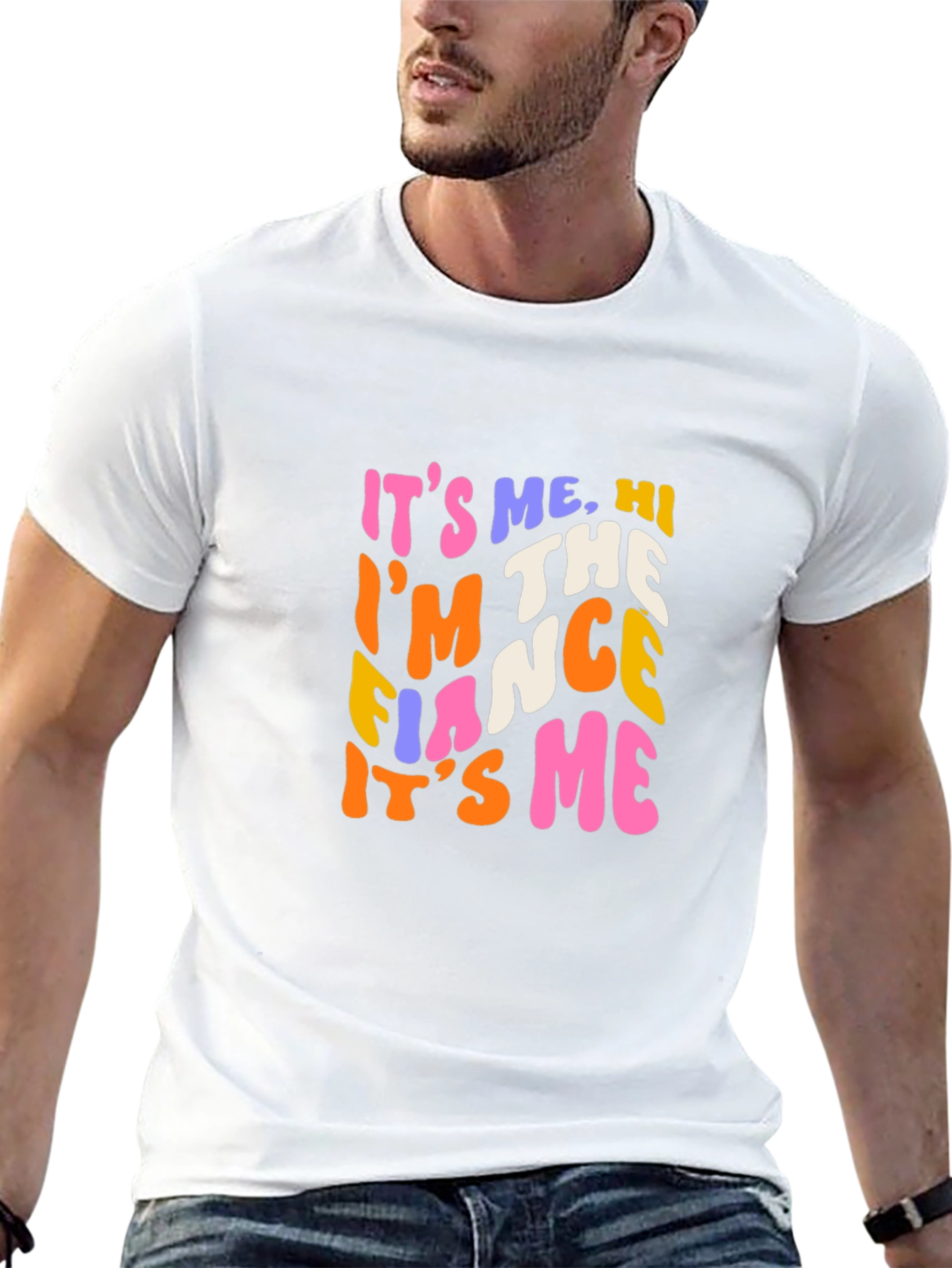 Retro Fiance T-Shirt - Funny Engagement Tee