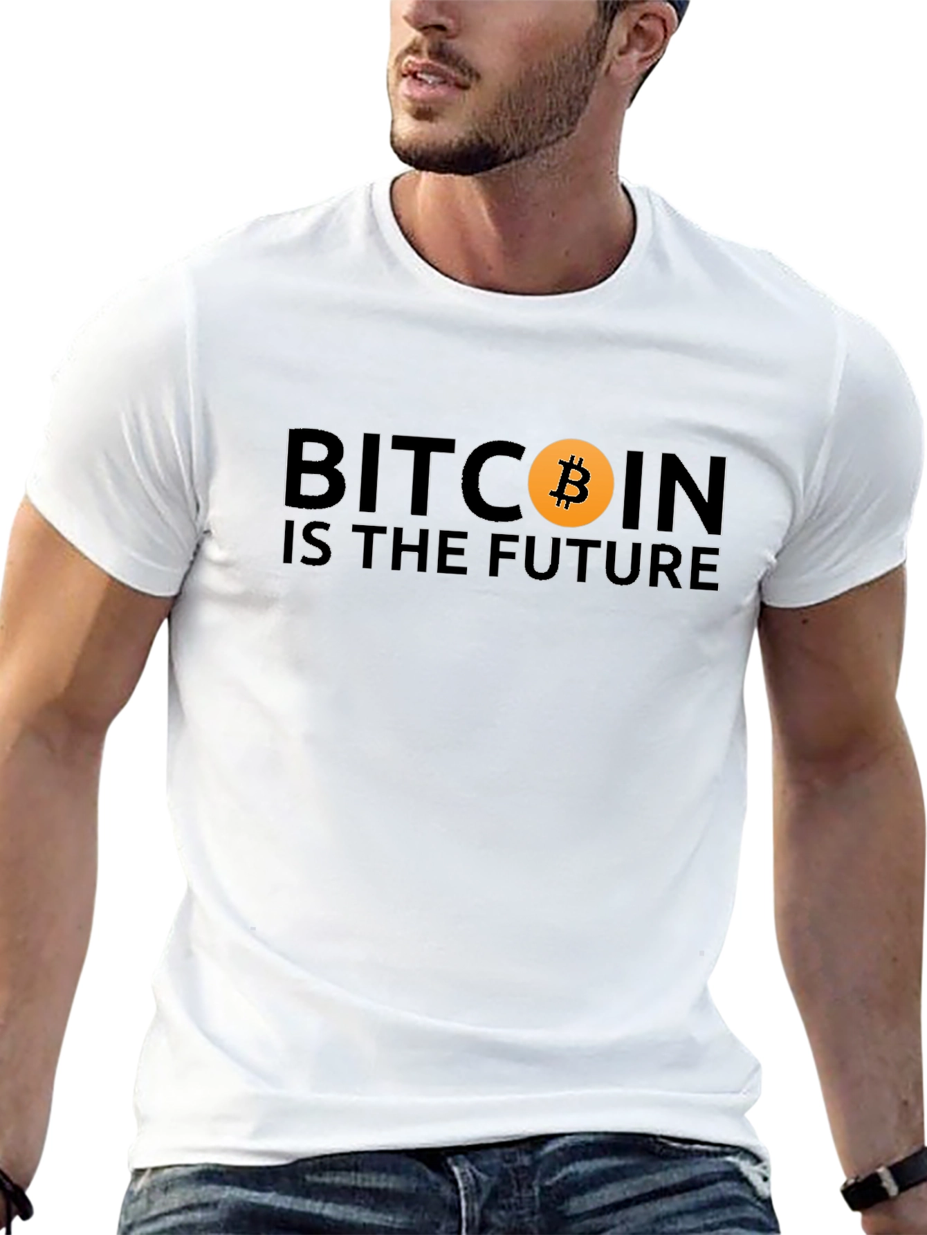Bitcoin Is The Future Graphic Tee - Crypto T-Shirt