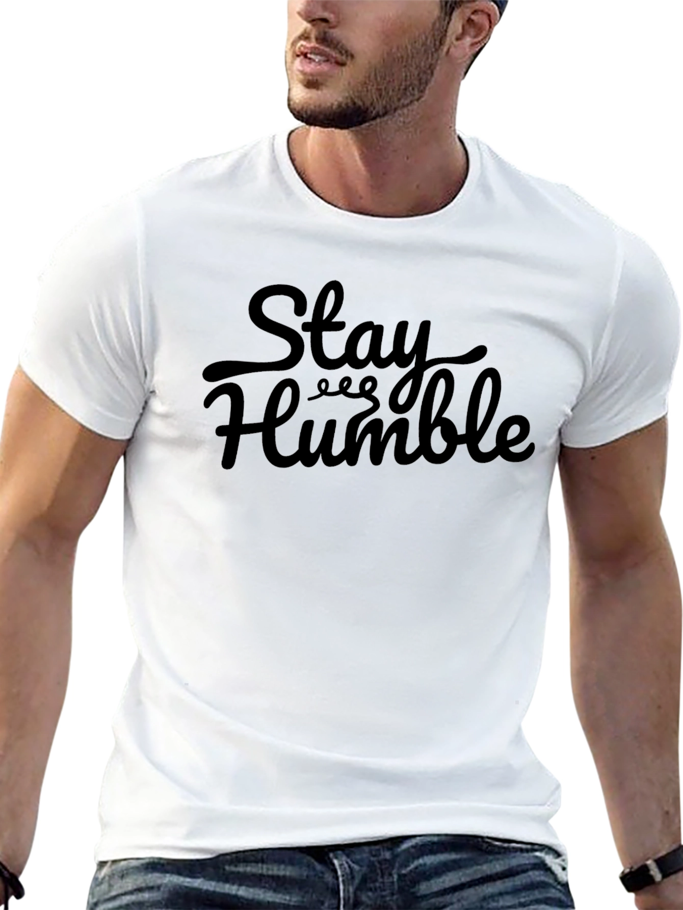 Stay Humble Black T-Shirt Graphic Tee