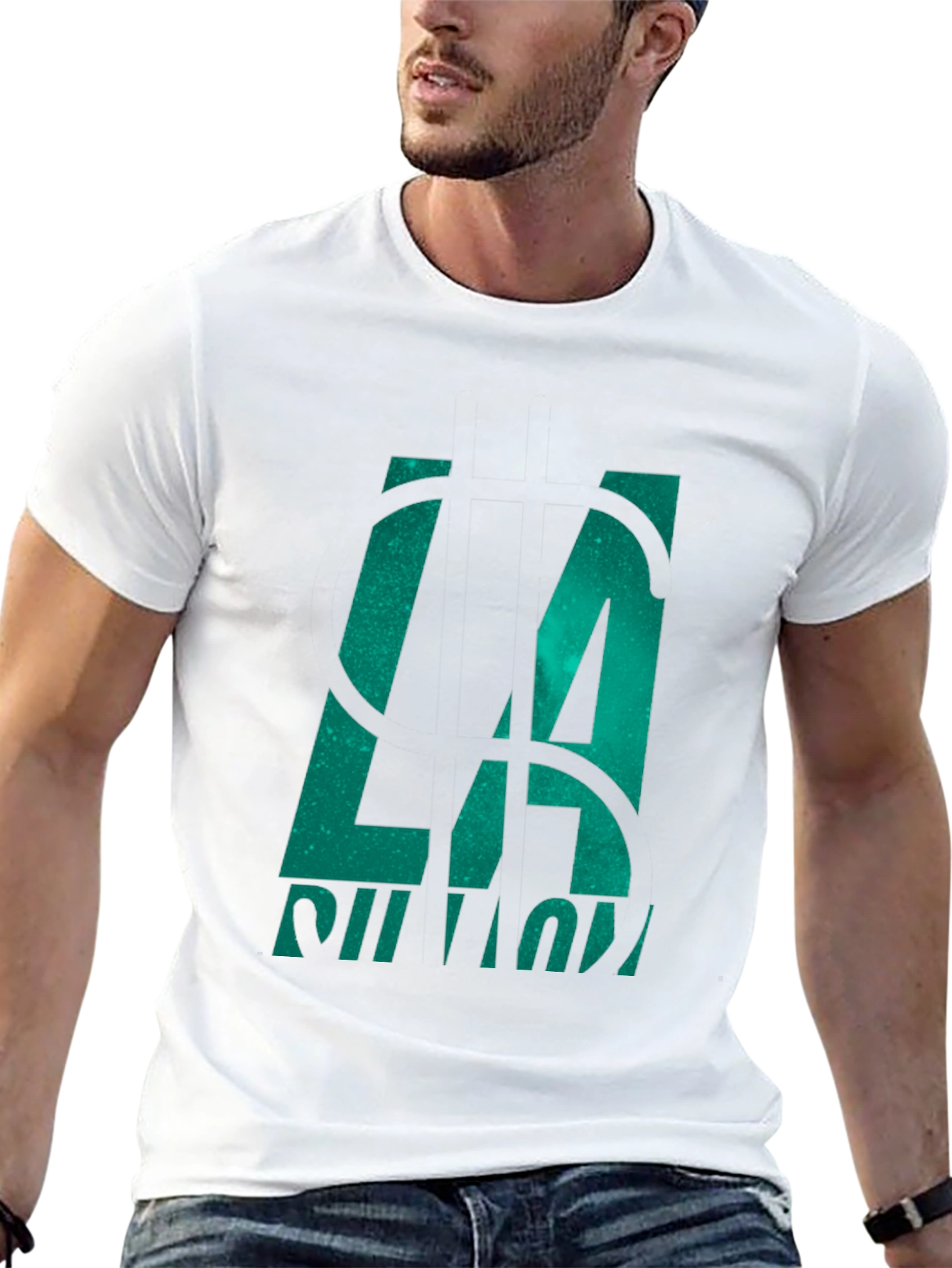 LA Silhouette Graphic Tee - Black