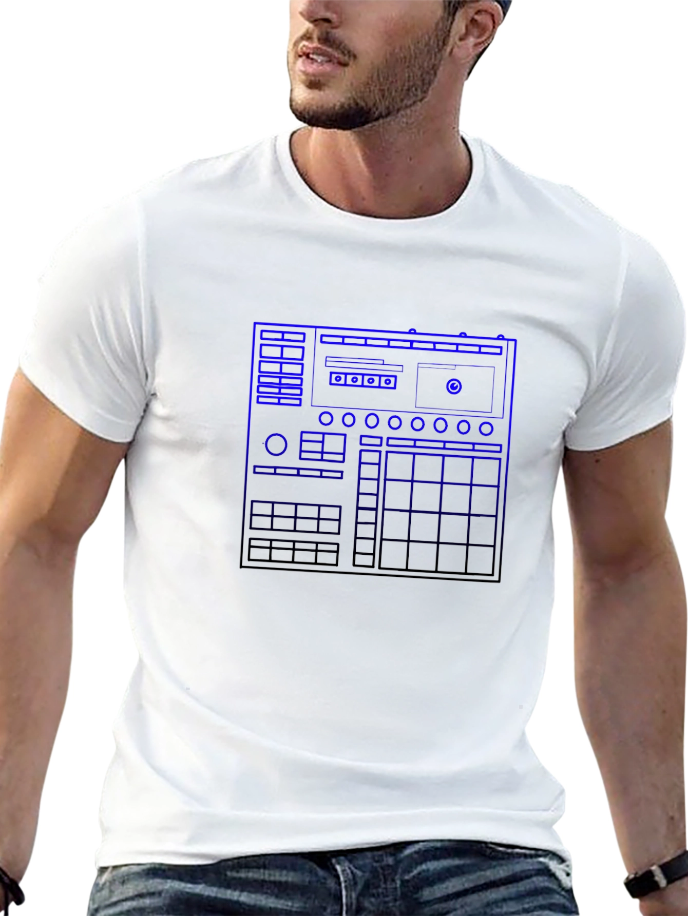 MPC Blueprint Graphic T-Shirt - Black