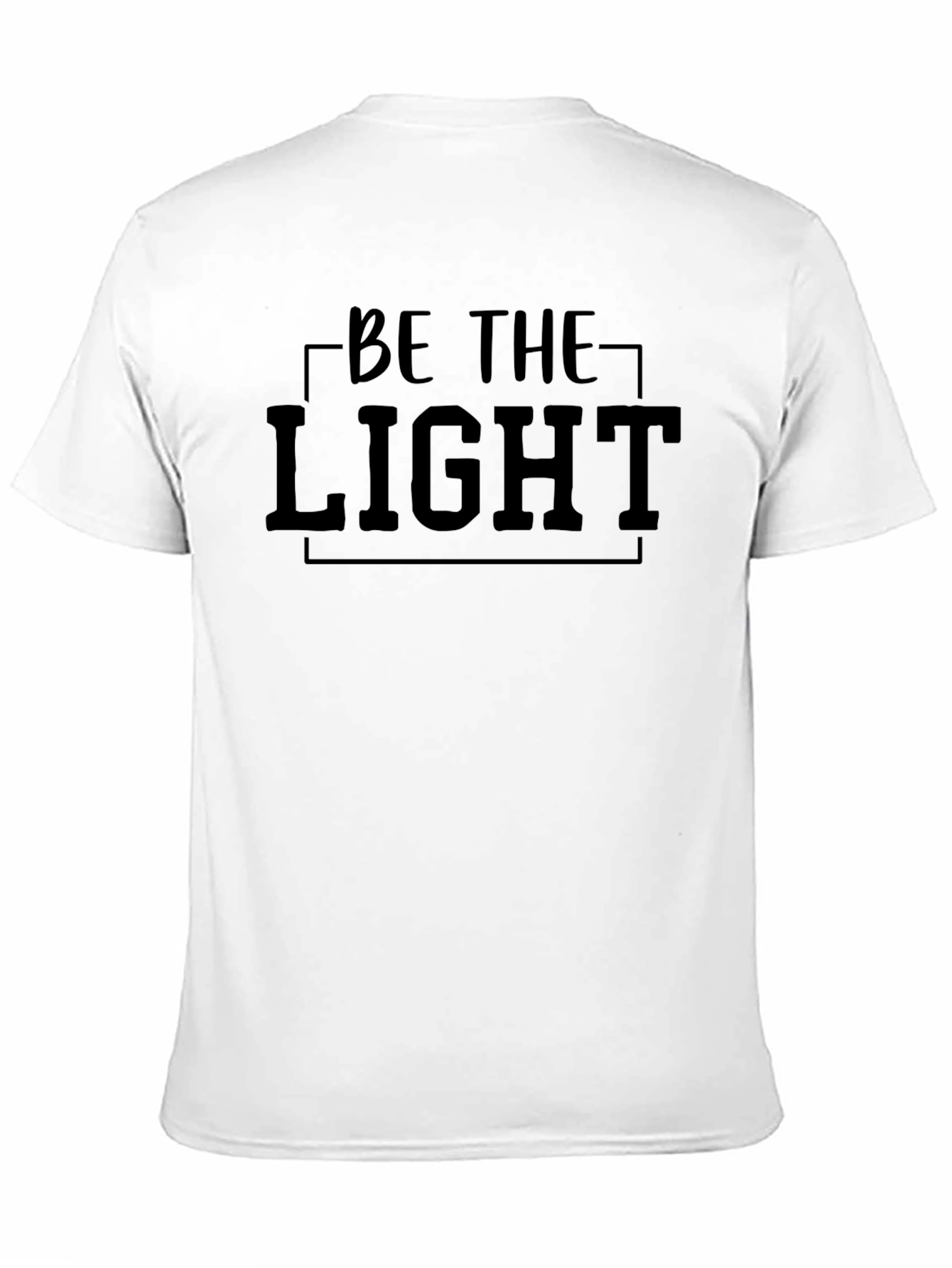 Be The Light Graphic Tee - Soft Black T-Shirt