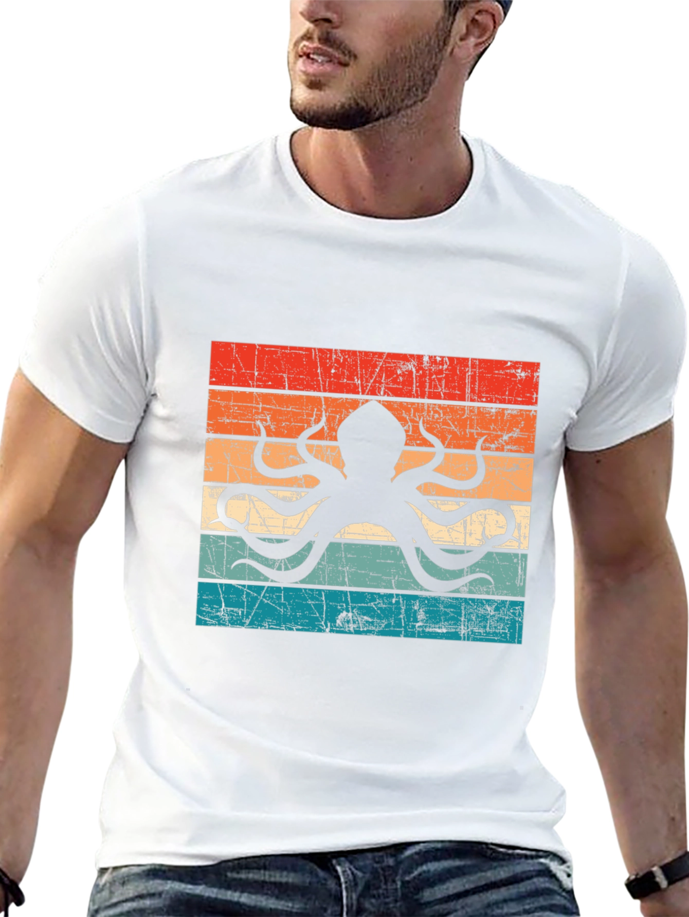 Retro Octopus Graphic Tee