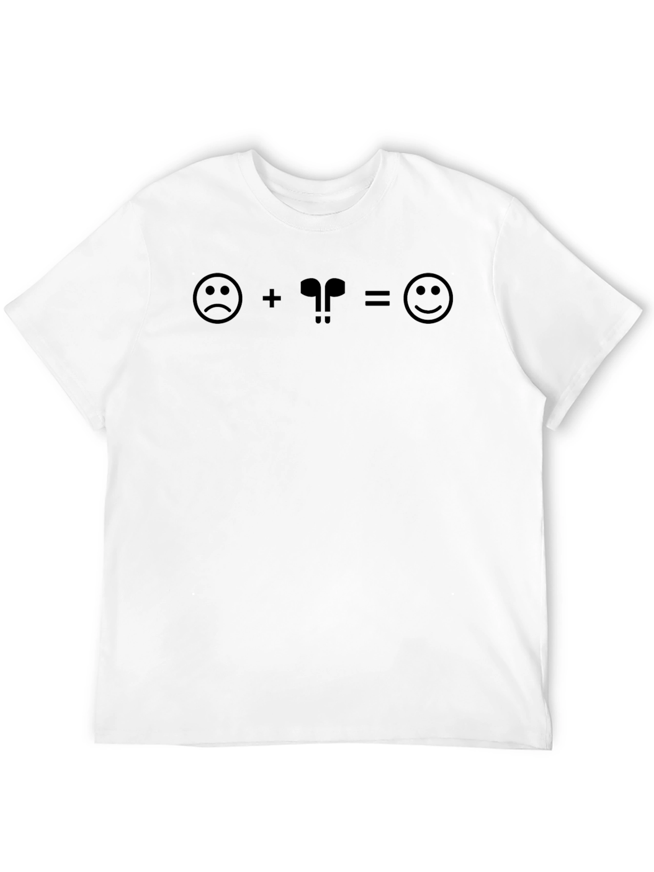 Sad Plus Buds Equals Happy Tee