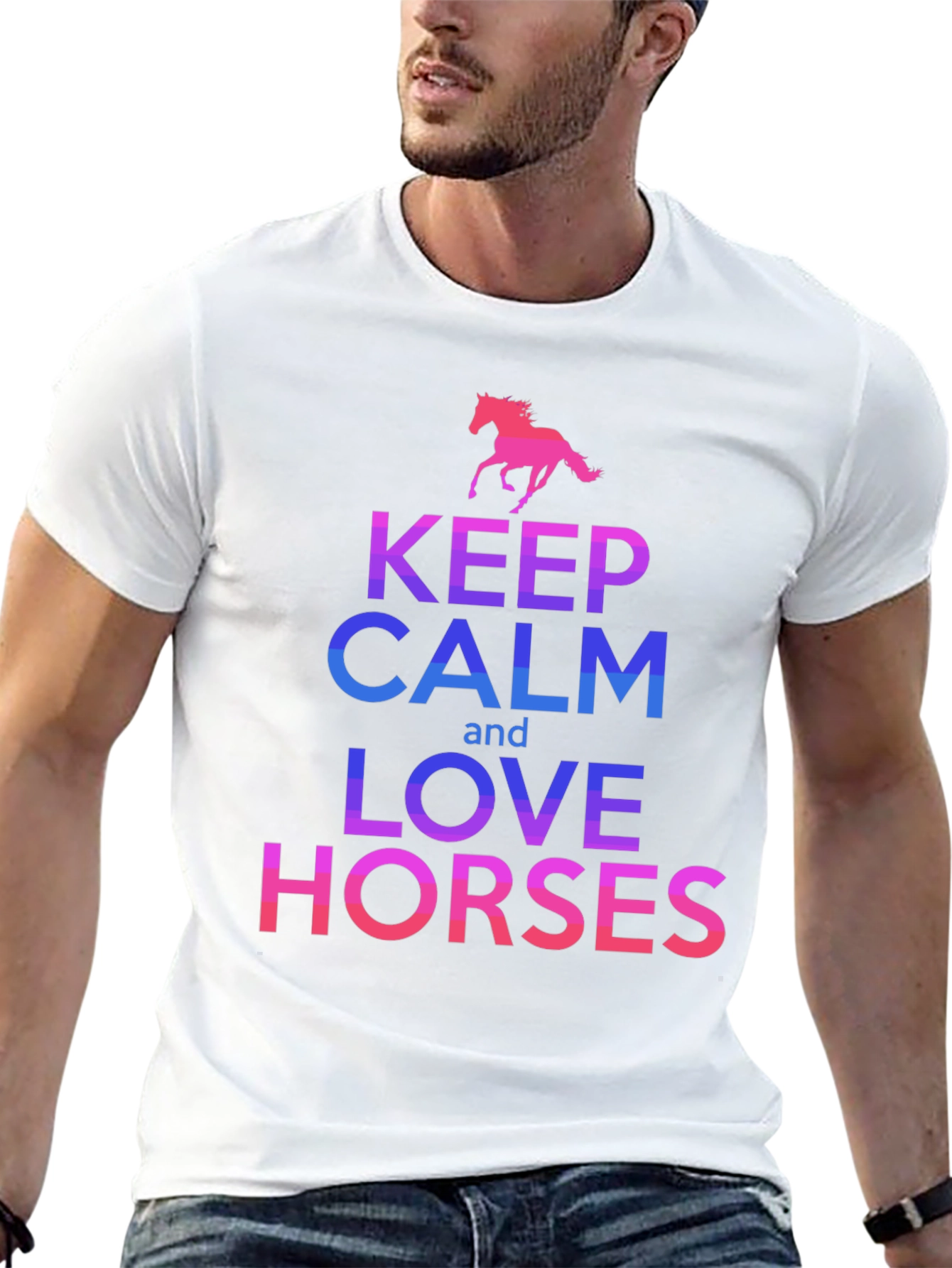 Keep Calm Love Horses T-Shirt