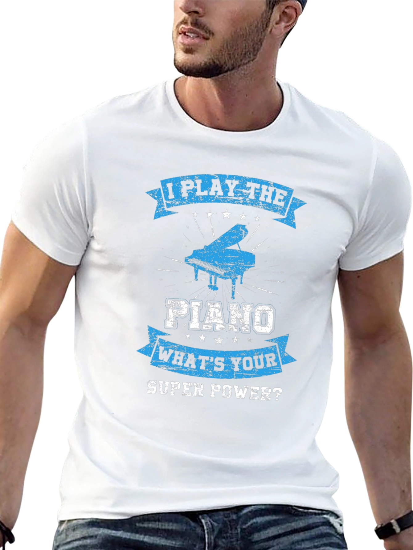 I Play The Piano T-Shirt: Whats Your Super Power?