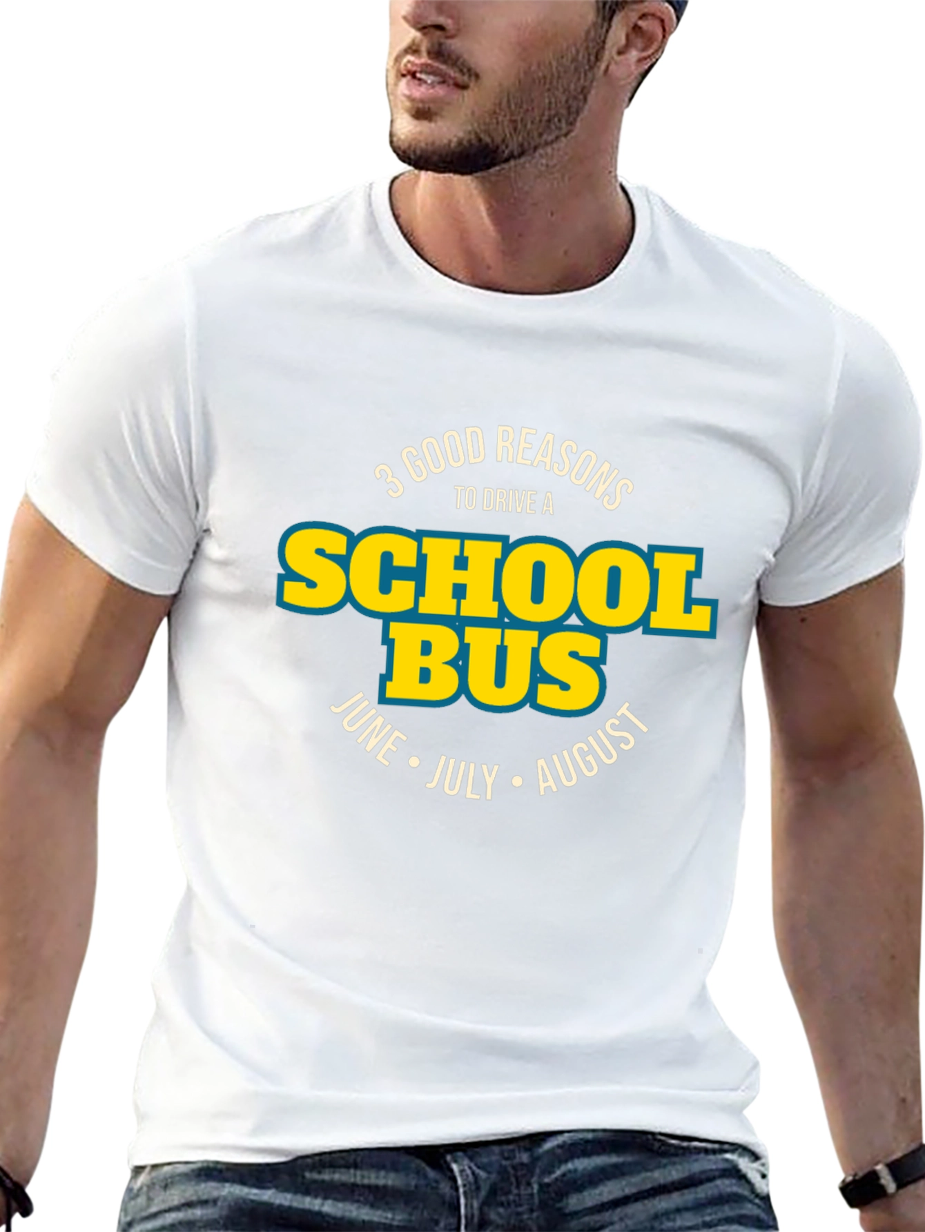 School Bus Driver Summer T-Shirt