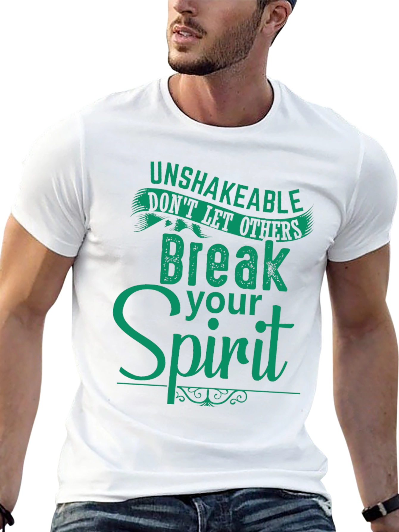 Unshakeable Spirit Graphic T-Shirt