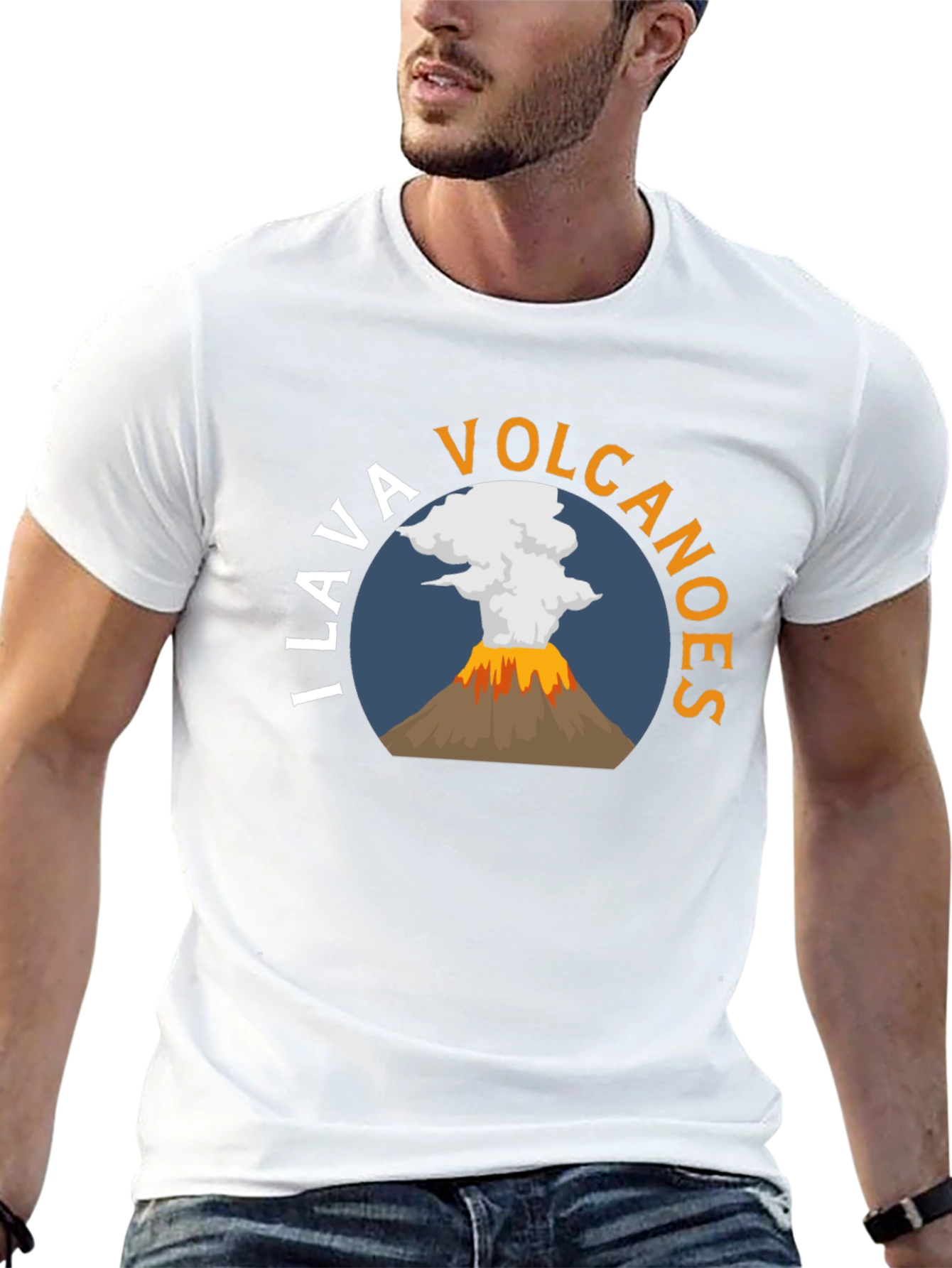 I Lava Volcanoes T-Shirt - Black