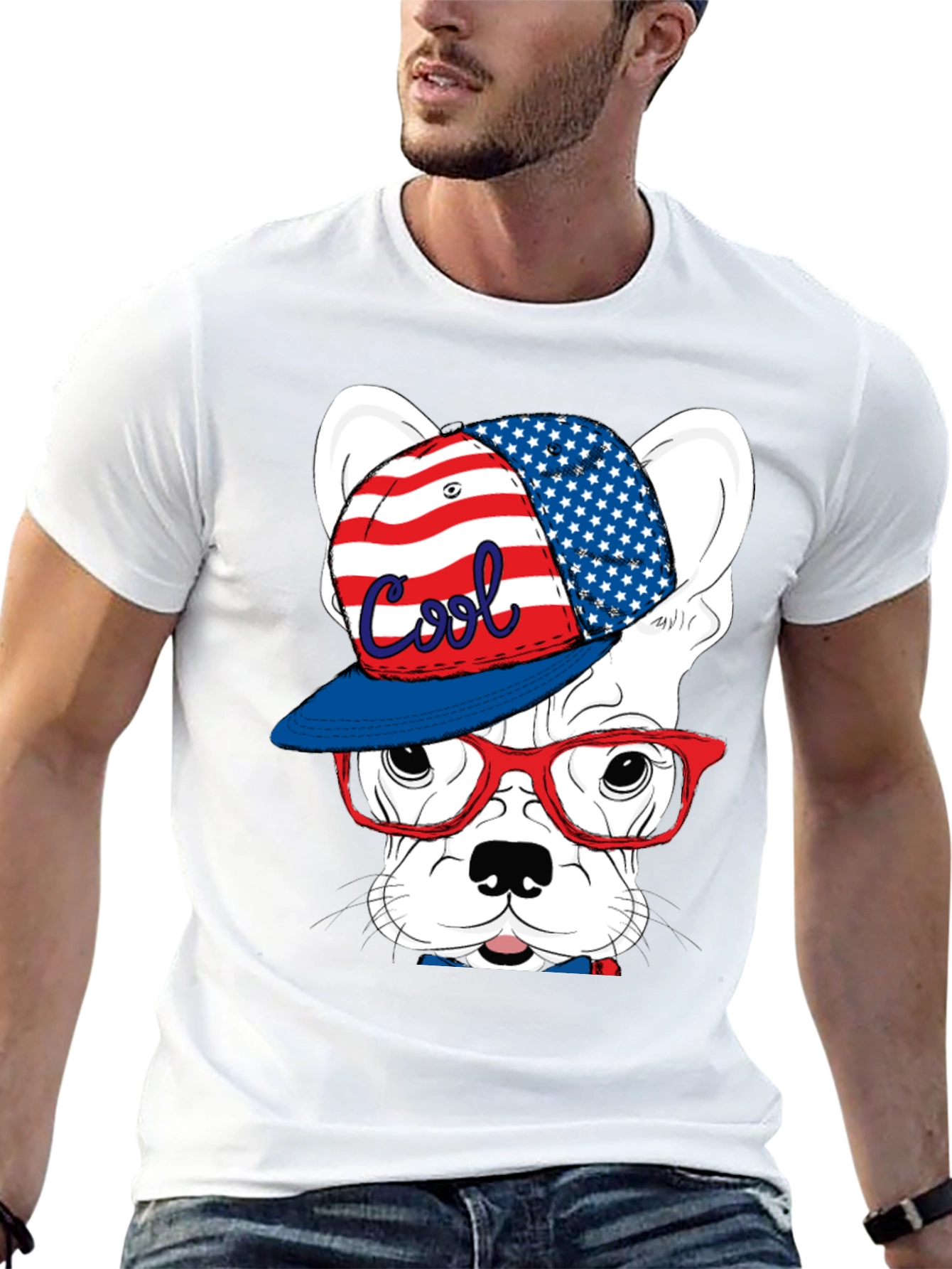 Cool Bulldog USA T-Shirt