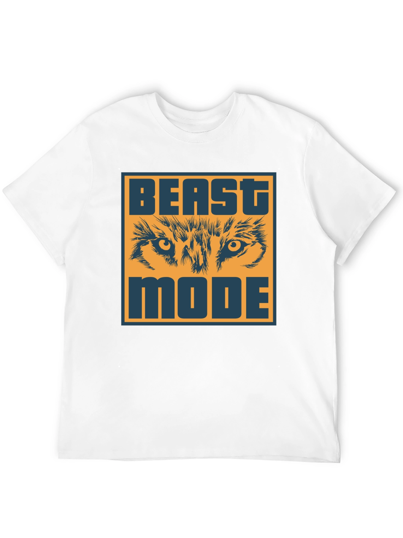 Beast Mode Graphic Tee - Wolf Eyes Design