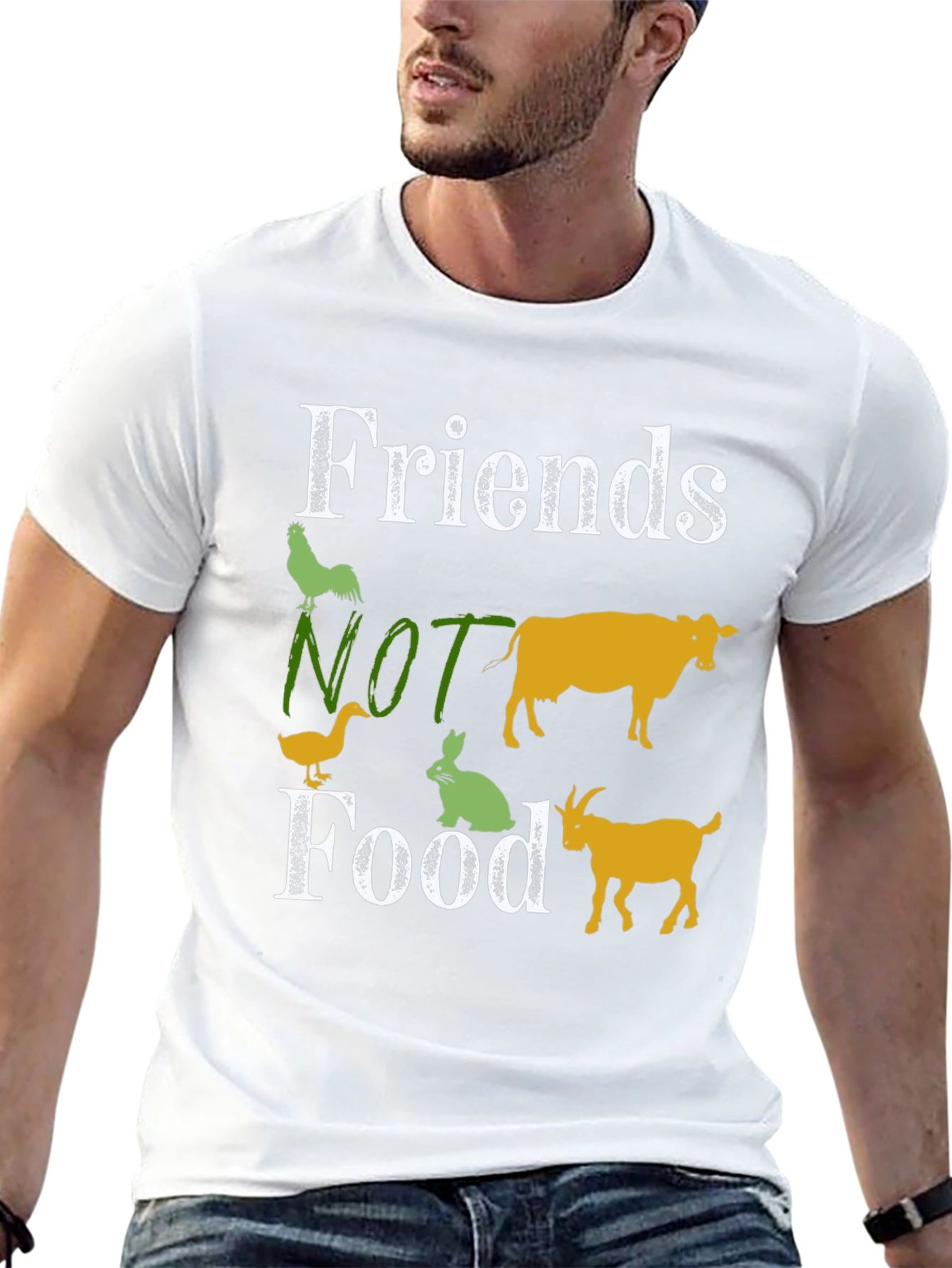 Vegan Friends Not Food T-Shirt