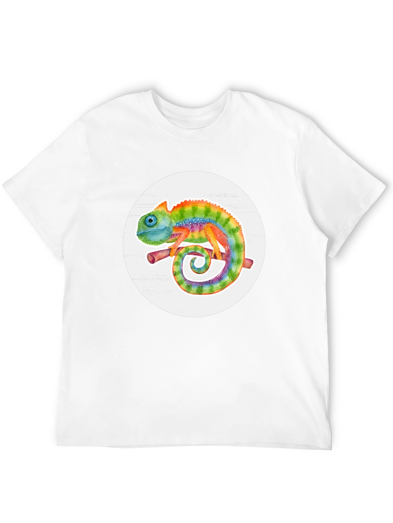 Rainbow Chameleon Graphic Tee