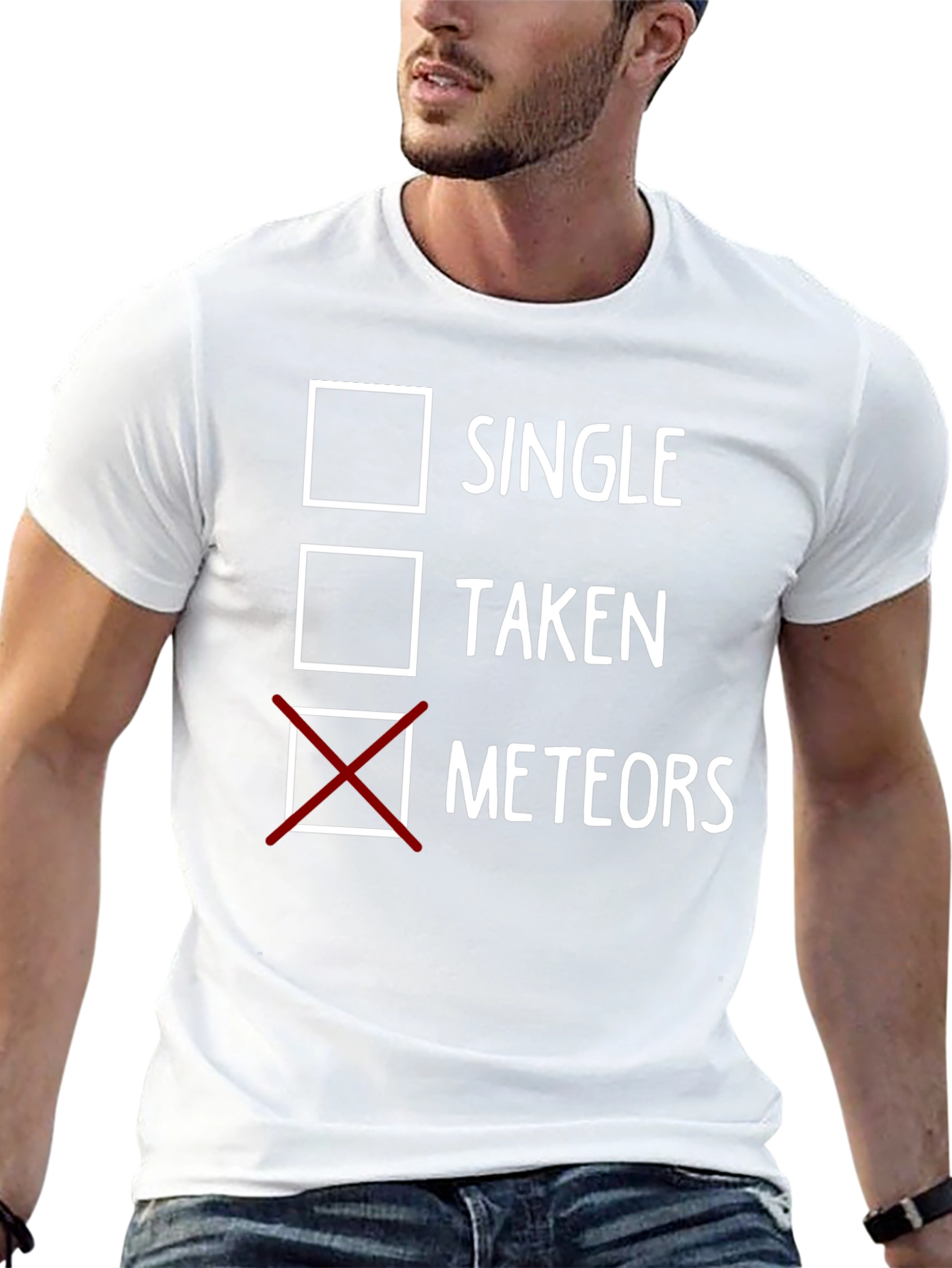 Single Taken Meteors Black Graphic T-Shirt