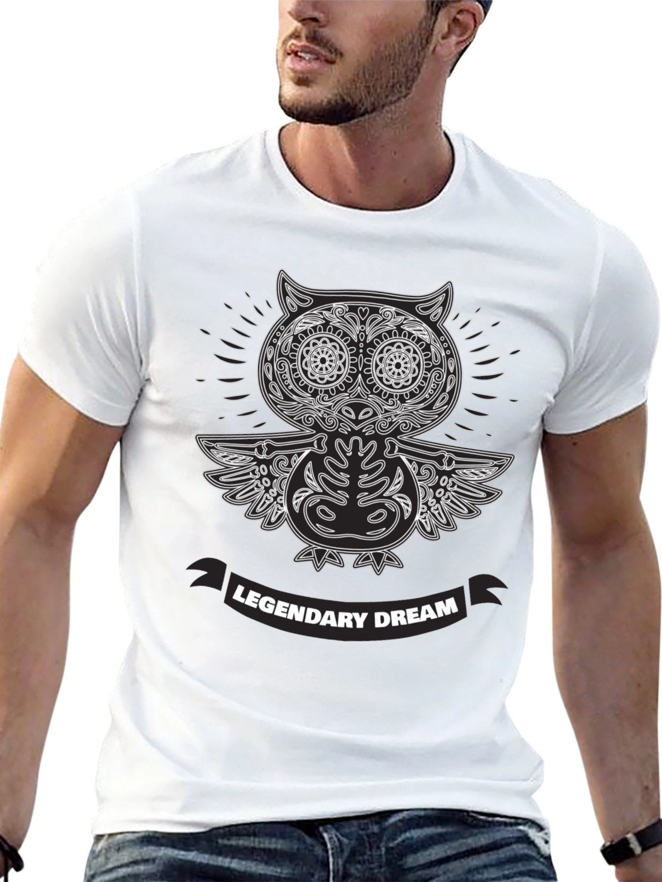 Legendary Dream Owl T-Shirt - Black