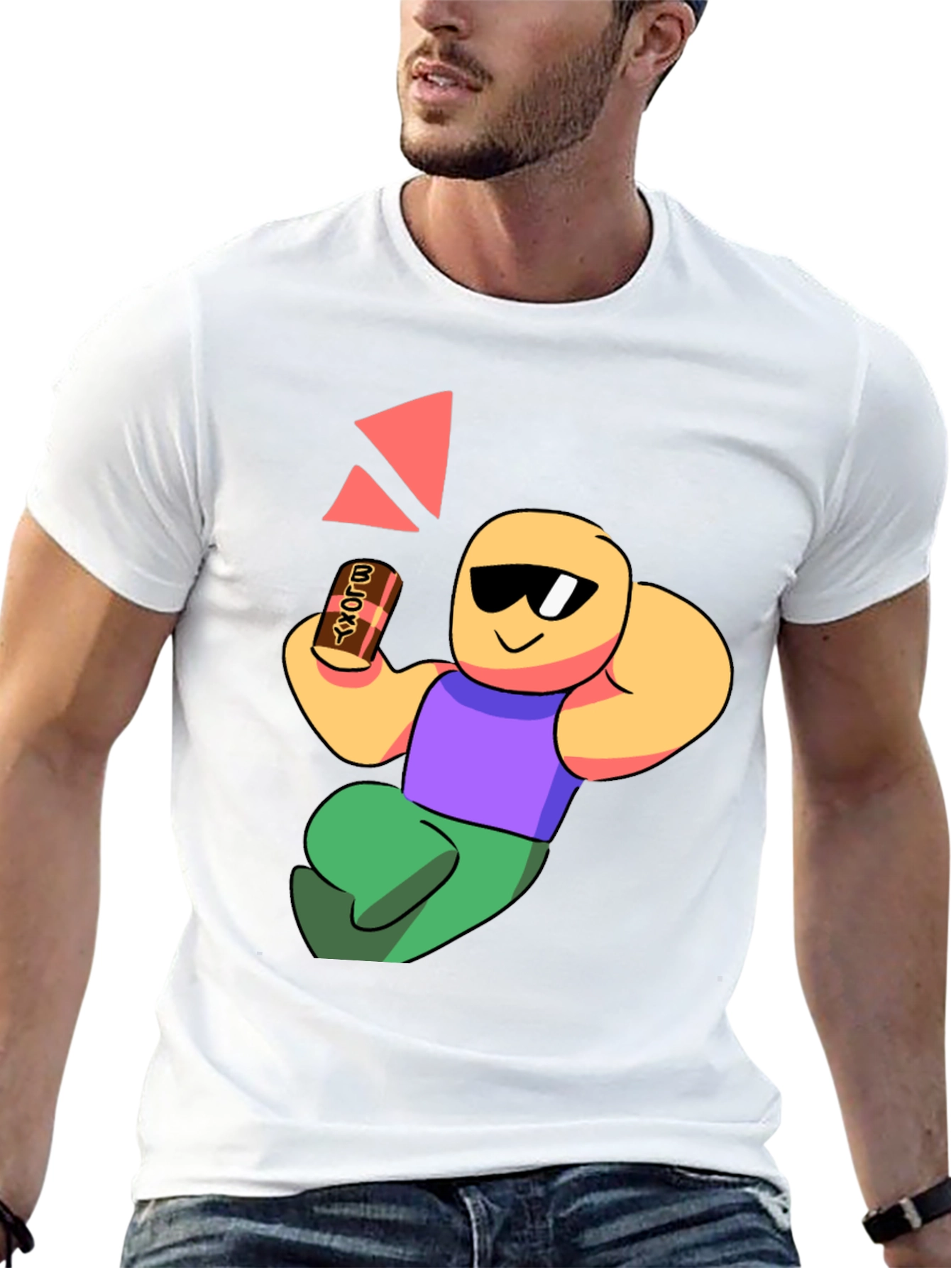 Chill Cartoon Character Graphic T-Shirt