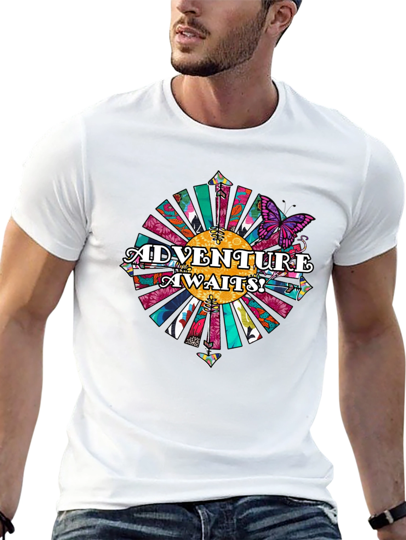 Adventure Awaits Graphic T-Shirt