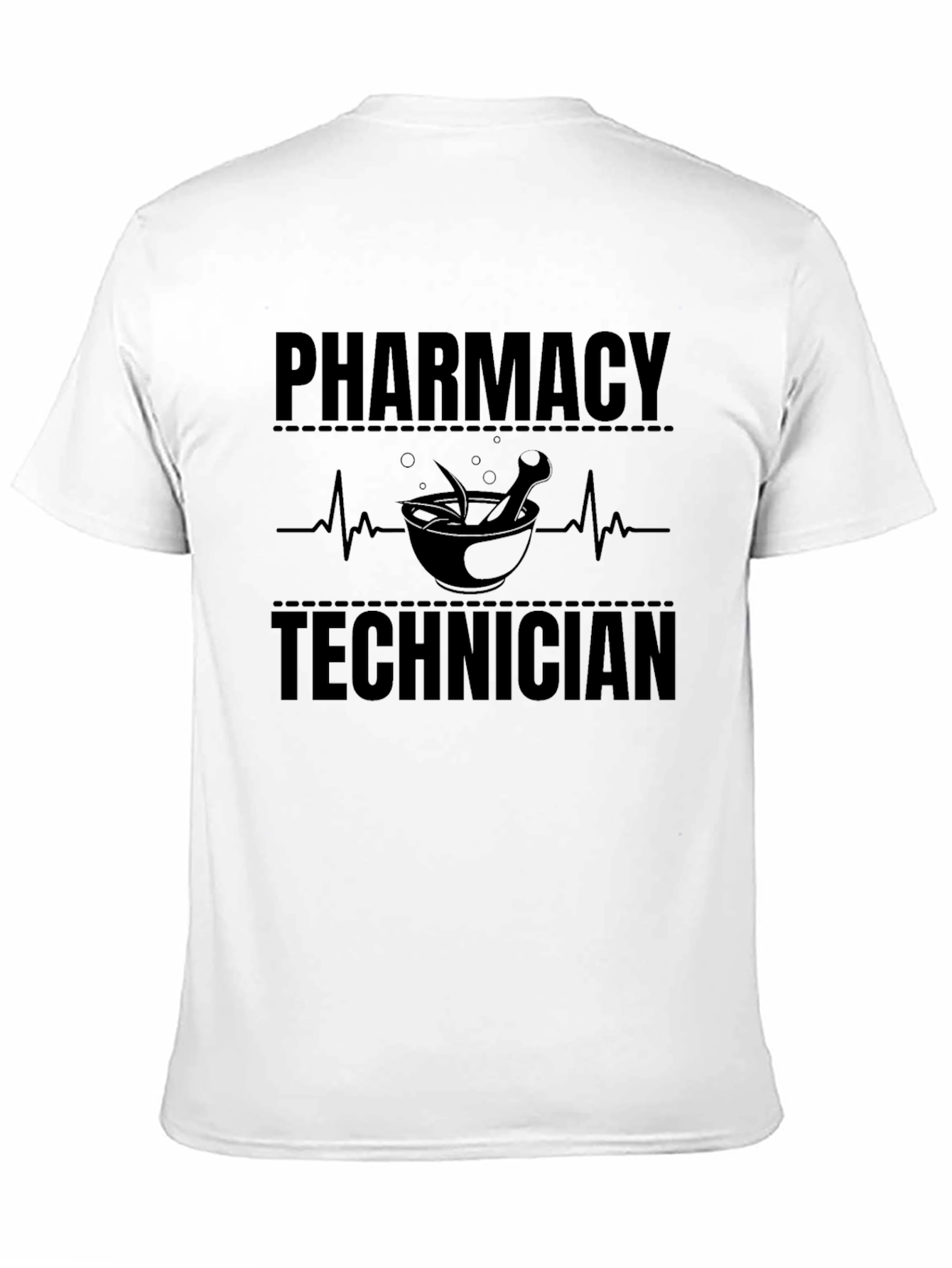 Pharmacy Technician T-Shirt - Black Graphic Tee