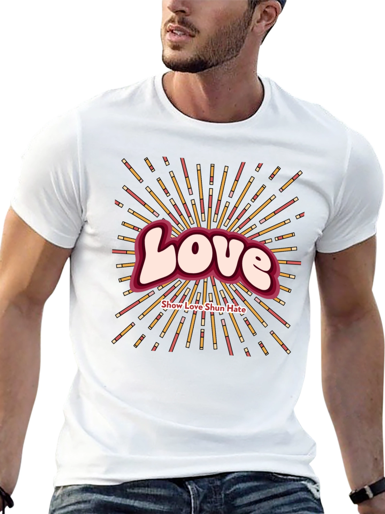 Love Show Love Shun Hate Graphic T-Shirt
