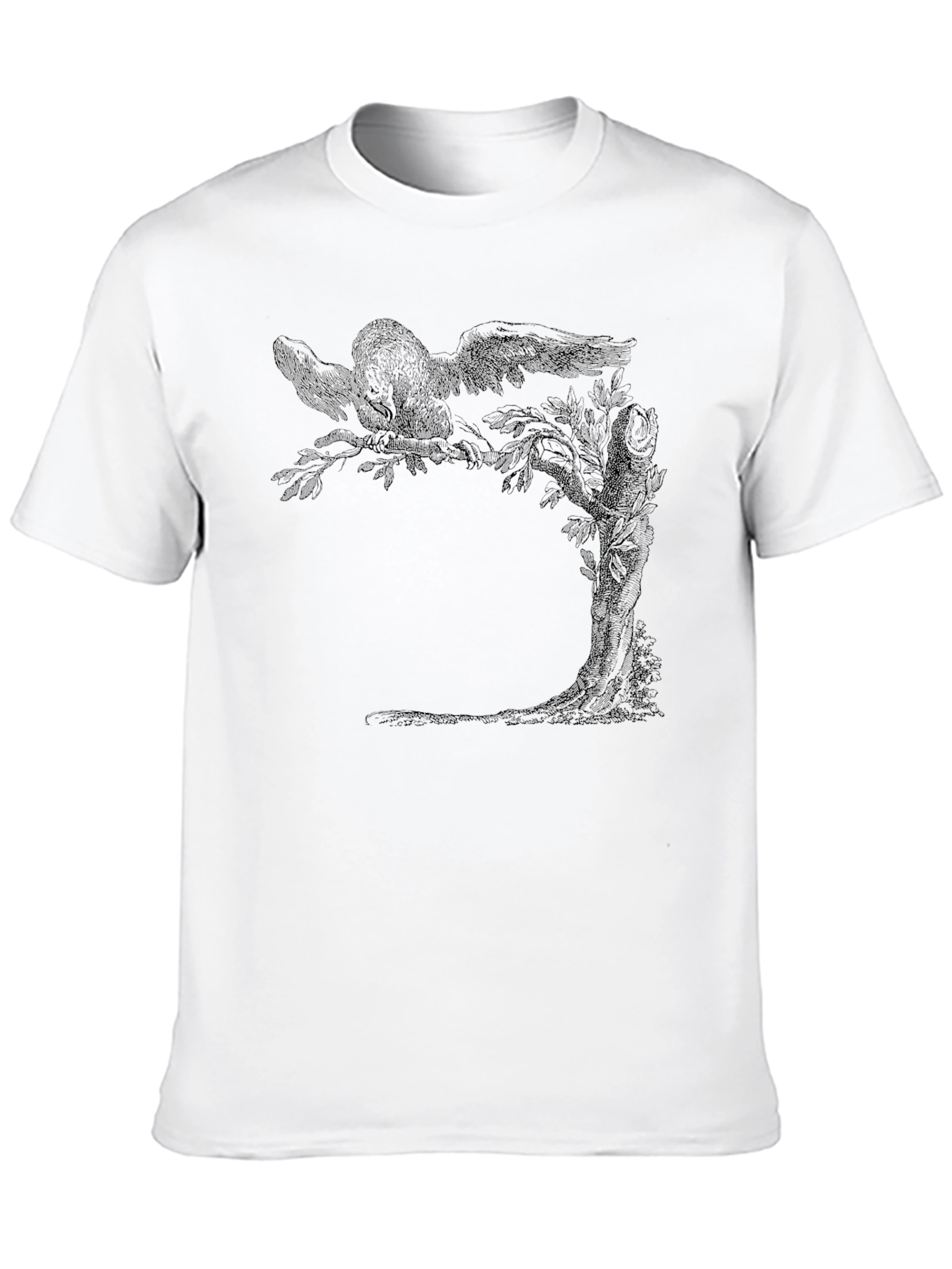 Raven Tree Graphic Tee - Black