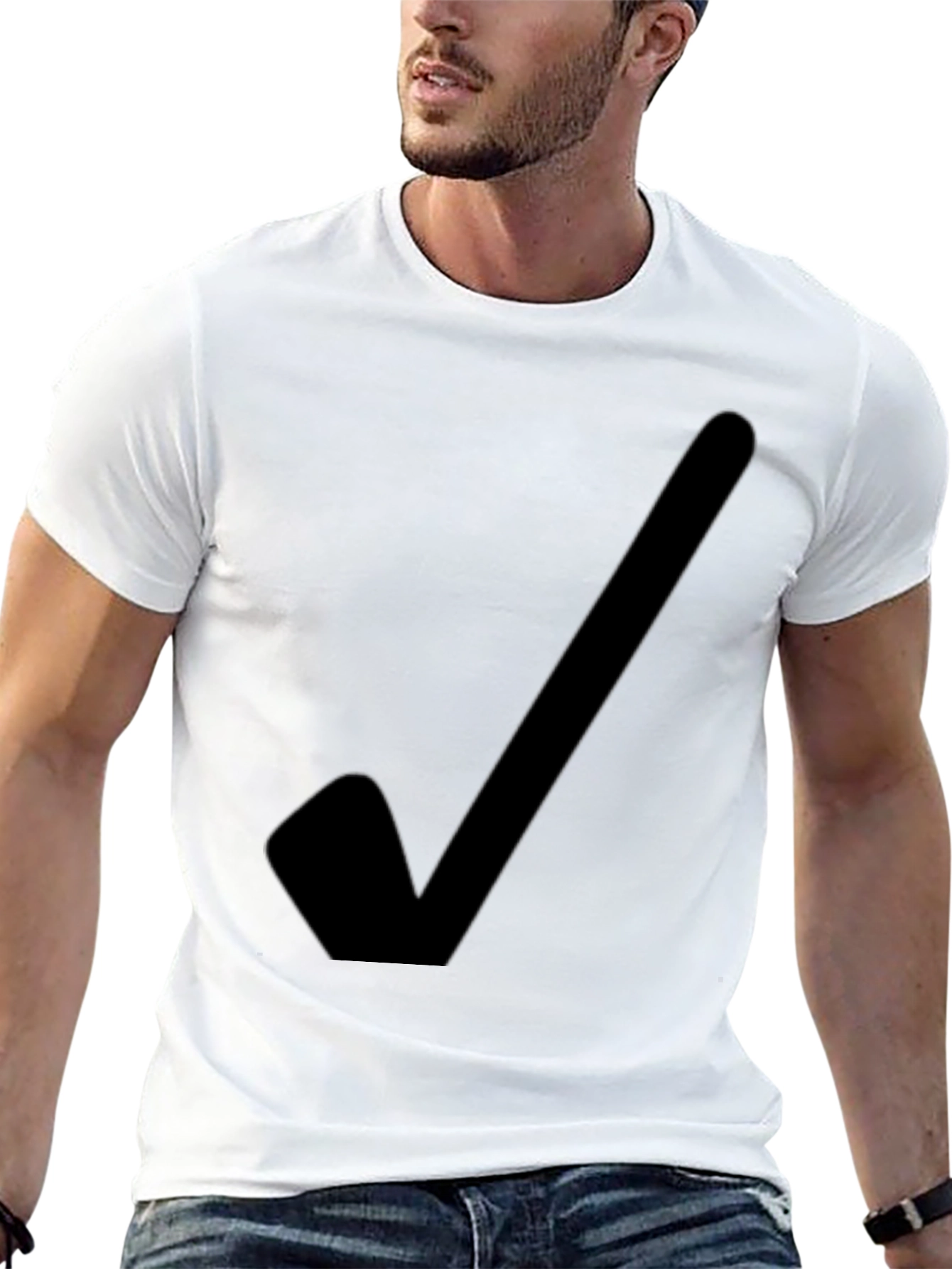 Right Choice Black T-Shirt - Simple Statement Tee