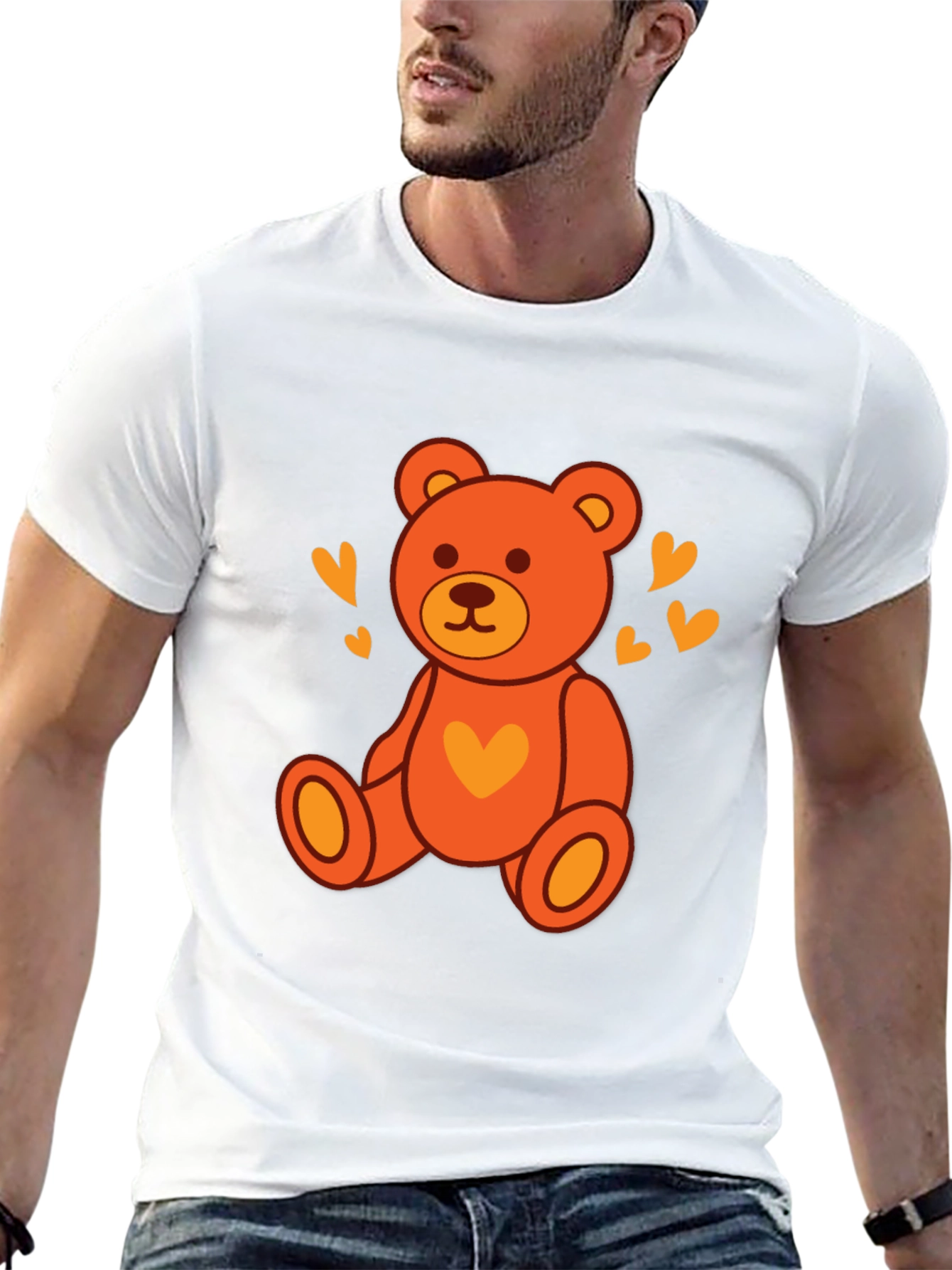 Cute Teddy Bear Graphic Tee