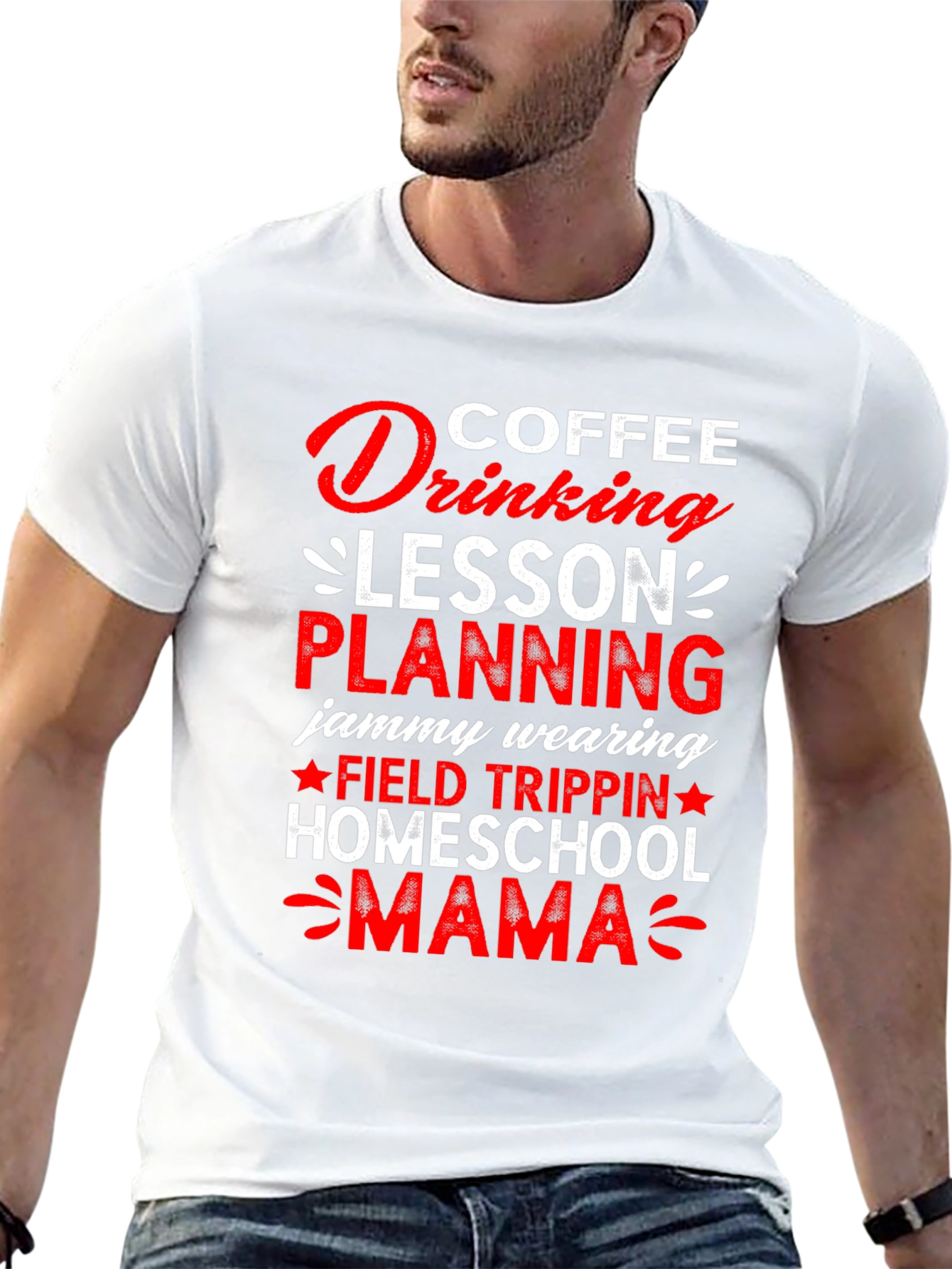 Coffee Drinking Homeschool Mama T-Shirt
