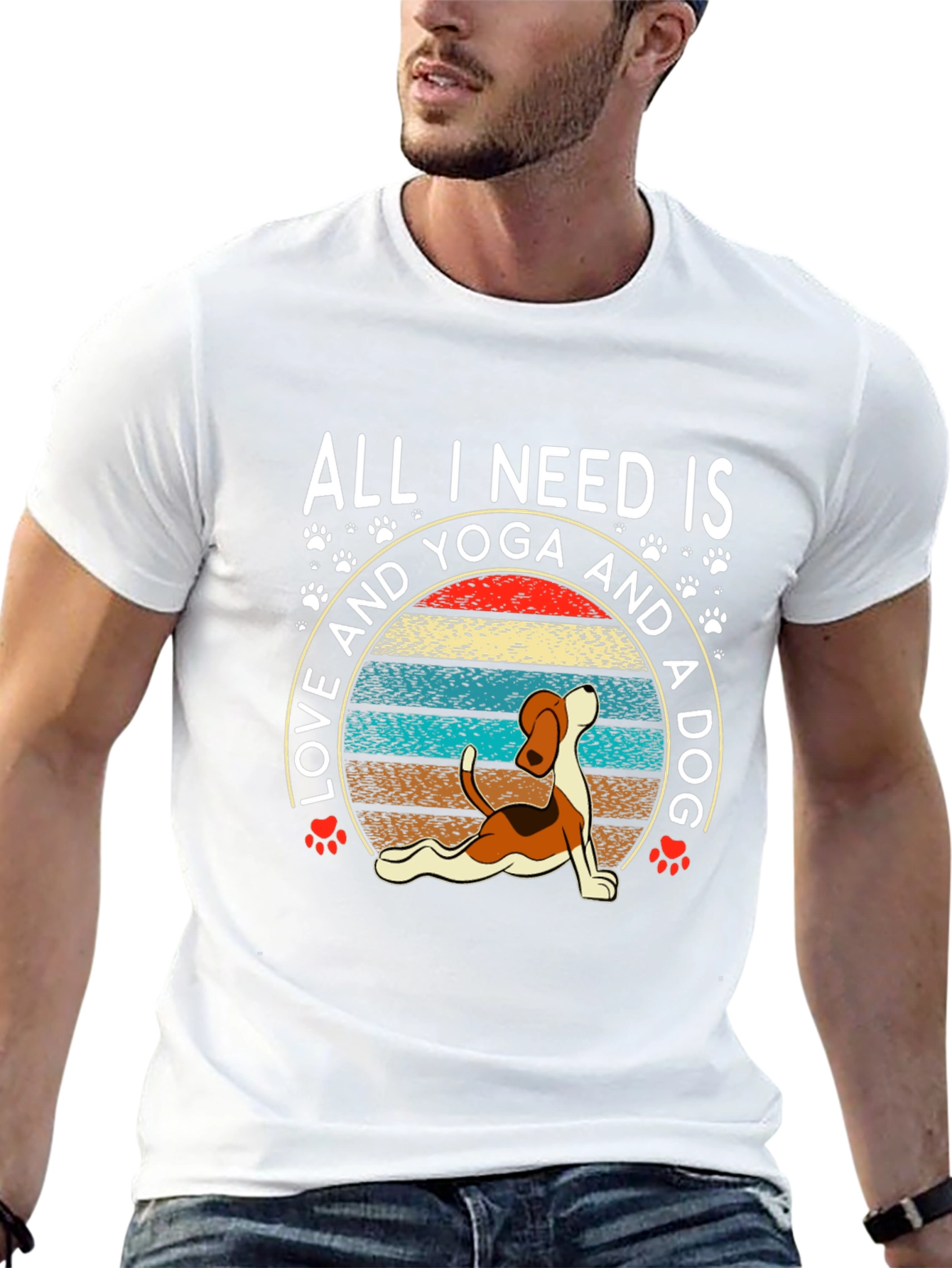 Yoga & Dog Lover T-Shirt: All I Need Is...