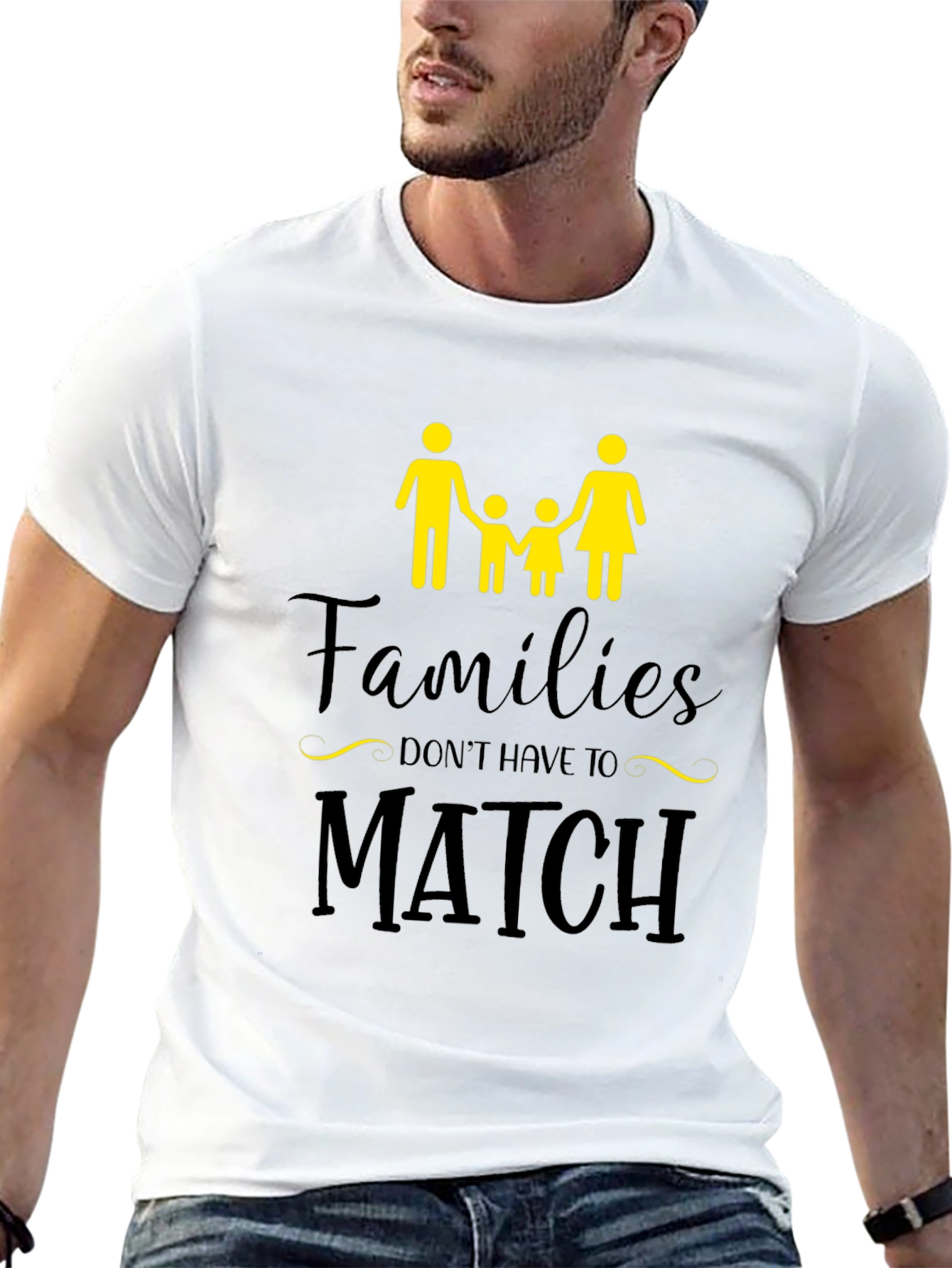Families Dont Have to Match T-Shirt