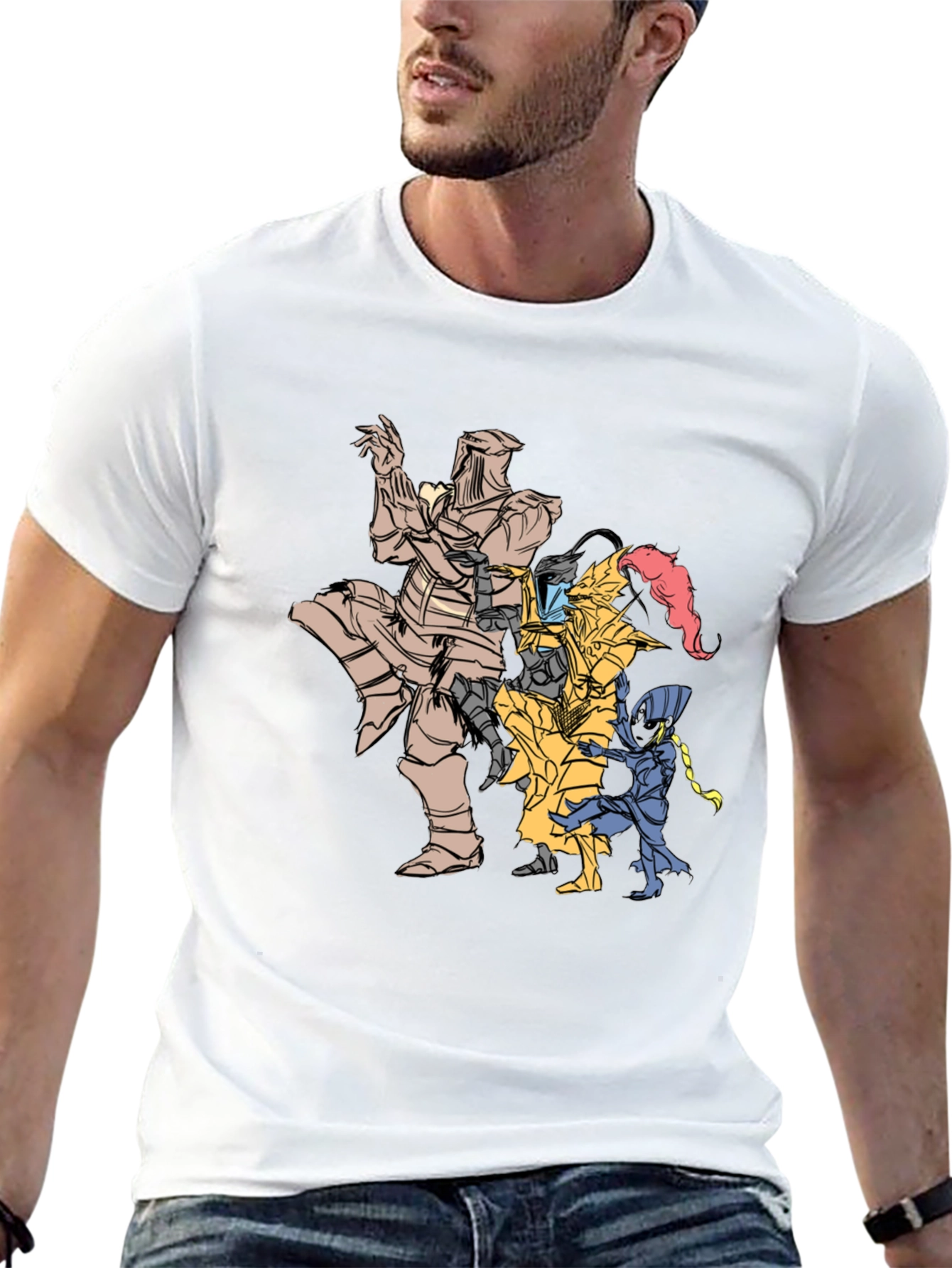 Dark Souls Knights Graphic T-Shirt
