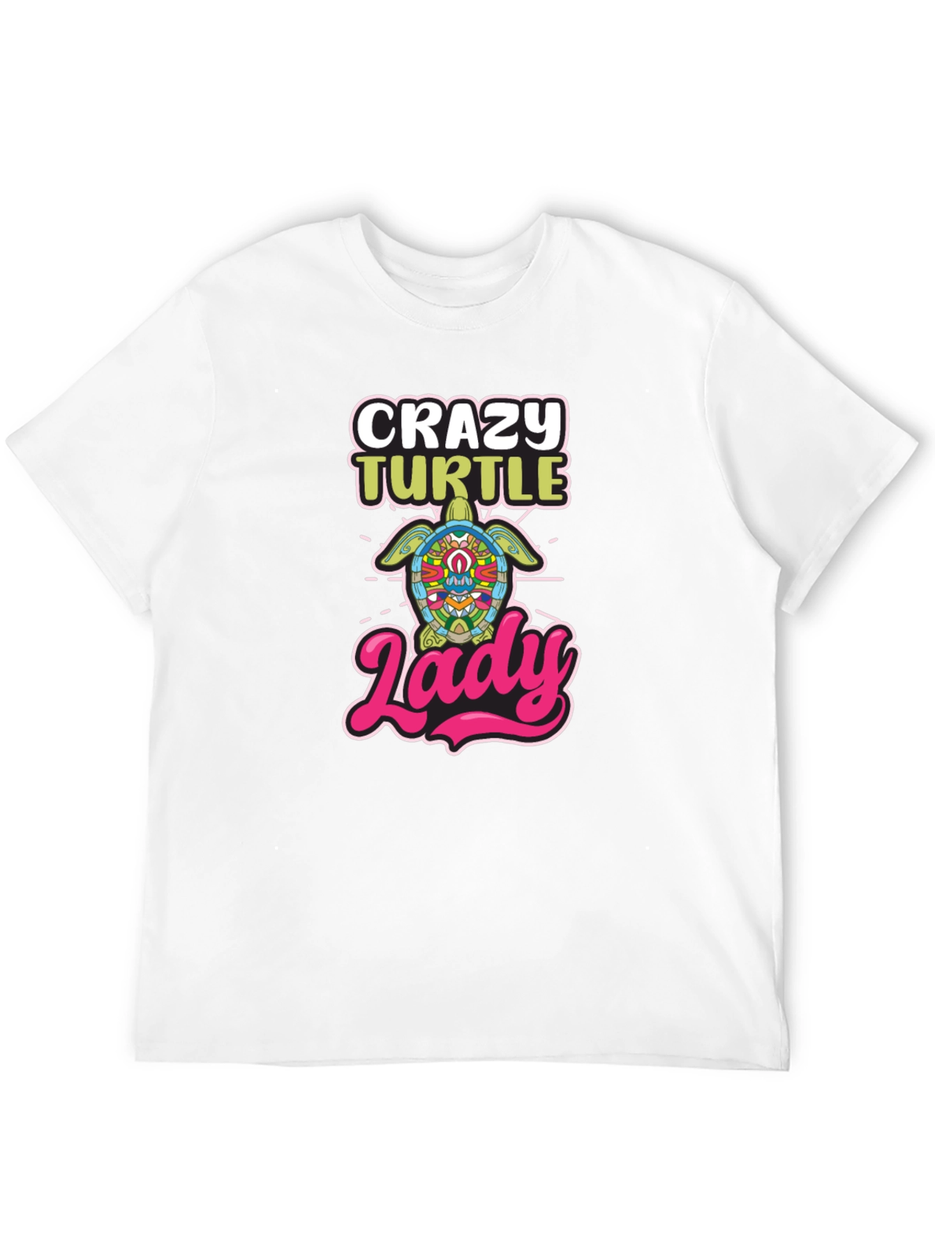 Crazy Turtle Lady Graphic T-Shirt