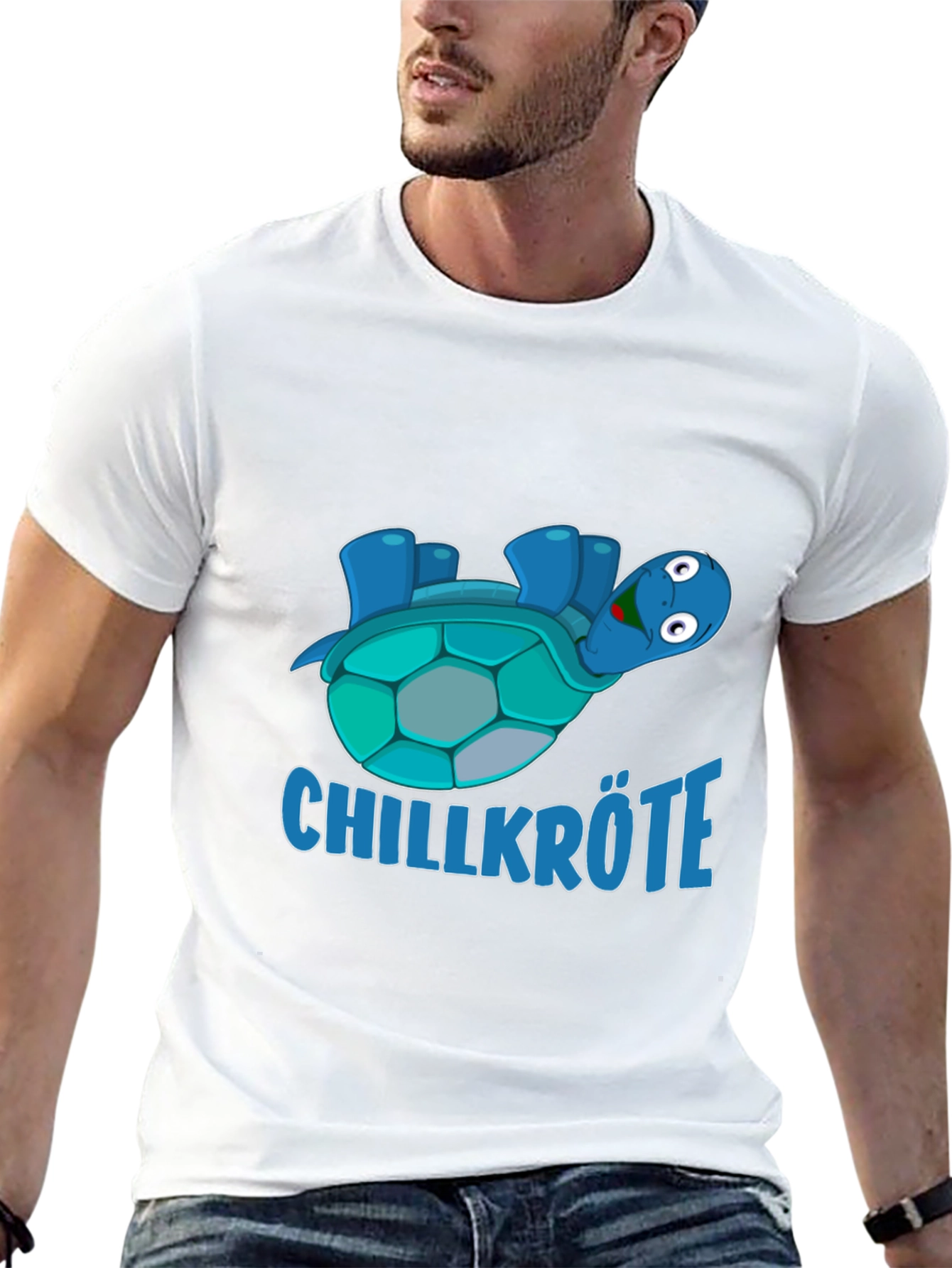 Chillkröte Turtle Graphic Black T-Shirt